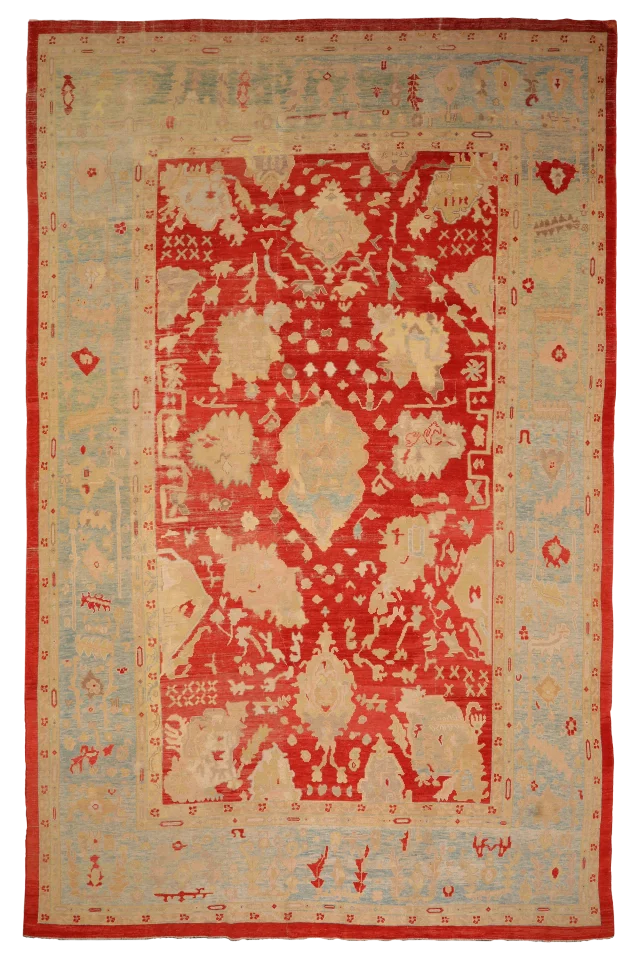 Turkey Oushak Tribal Rug 93674