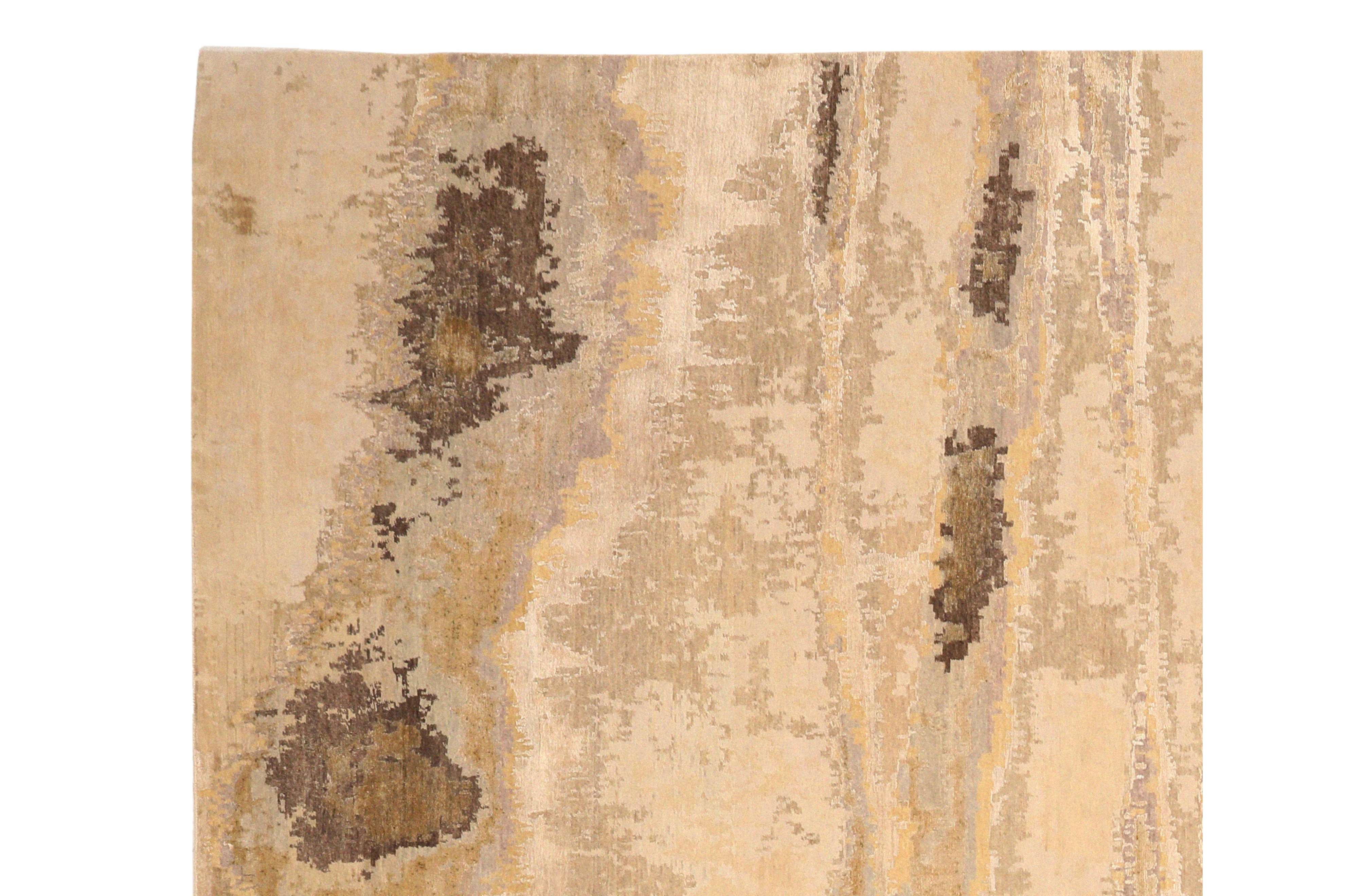 Greige Abstract Rug India beige greige abstract contemporary oversize rug 93752 - Arsin Rug ...