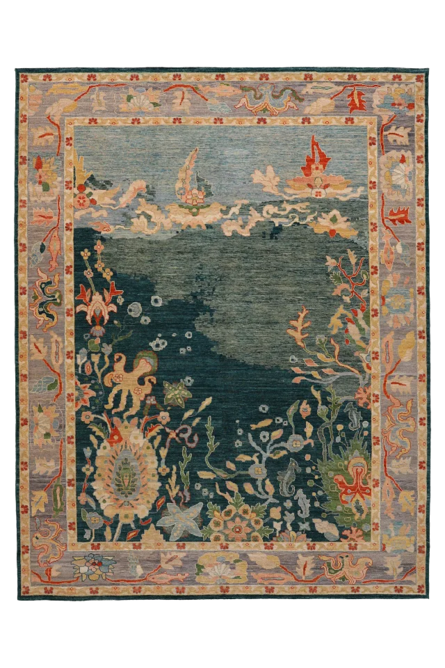 Afghanistan Oushak Tribal Rug 93800