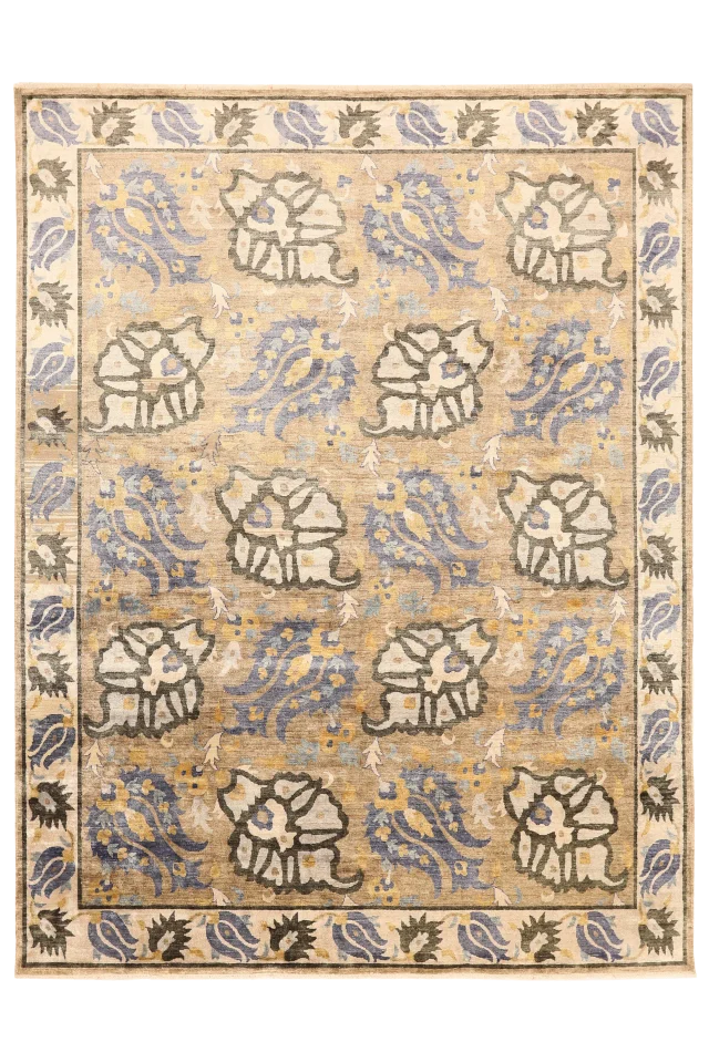 India Tabriz Rug 93845