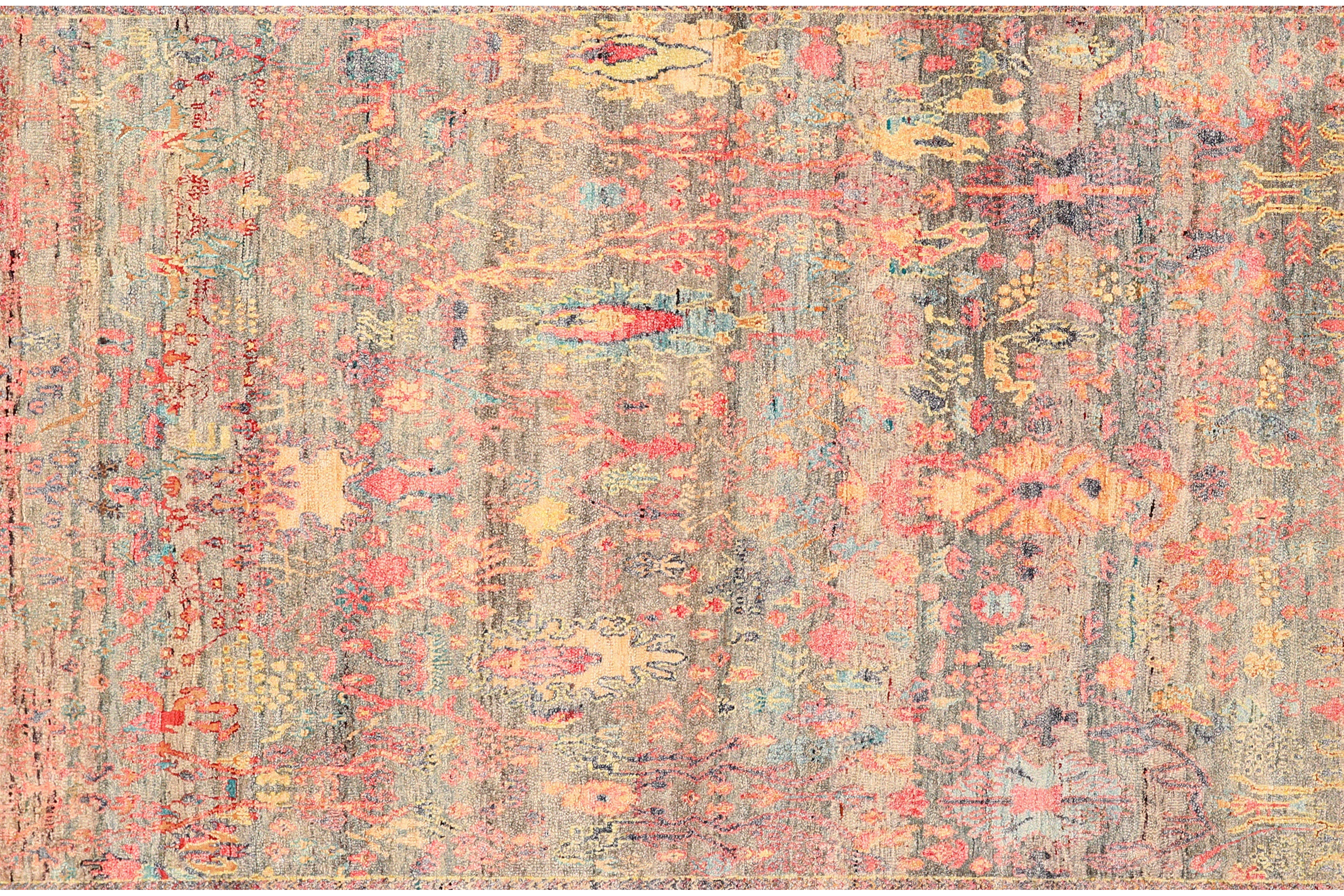 Thumbnail 3 for India Sari Silk Rug 93862