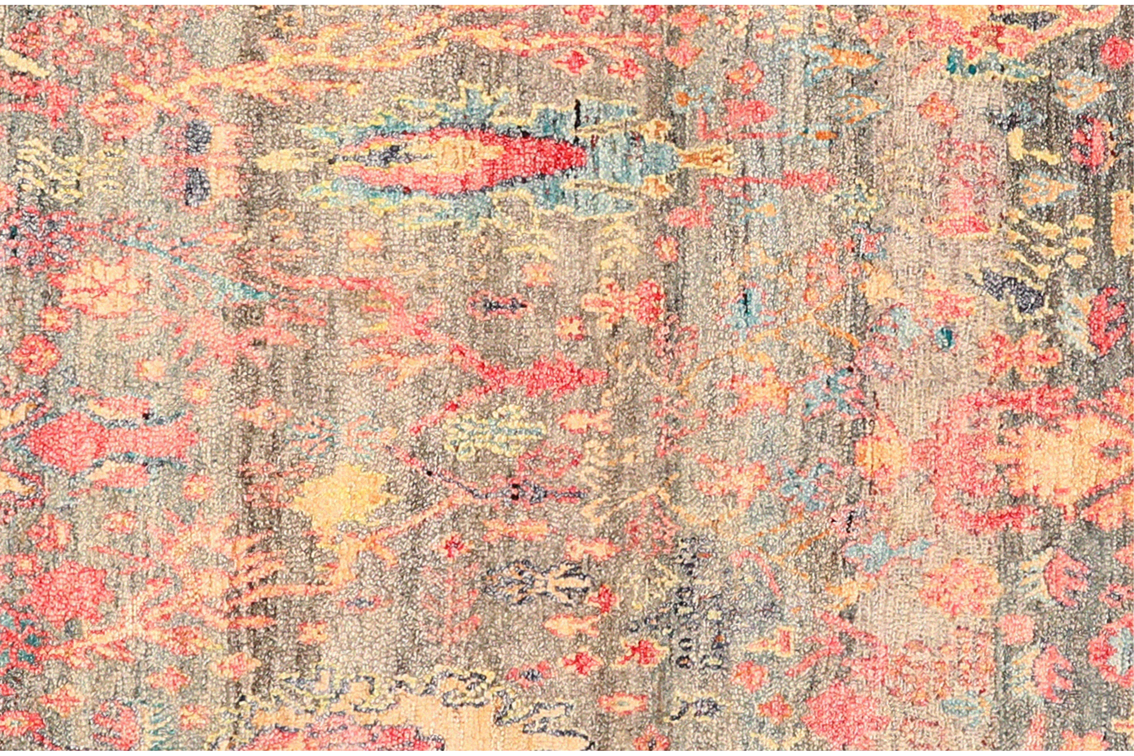 Thumbnail 4 for India Sari Silk Rug 93862