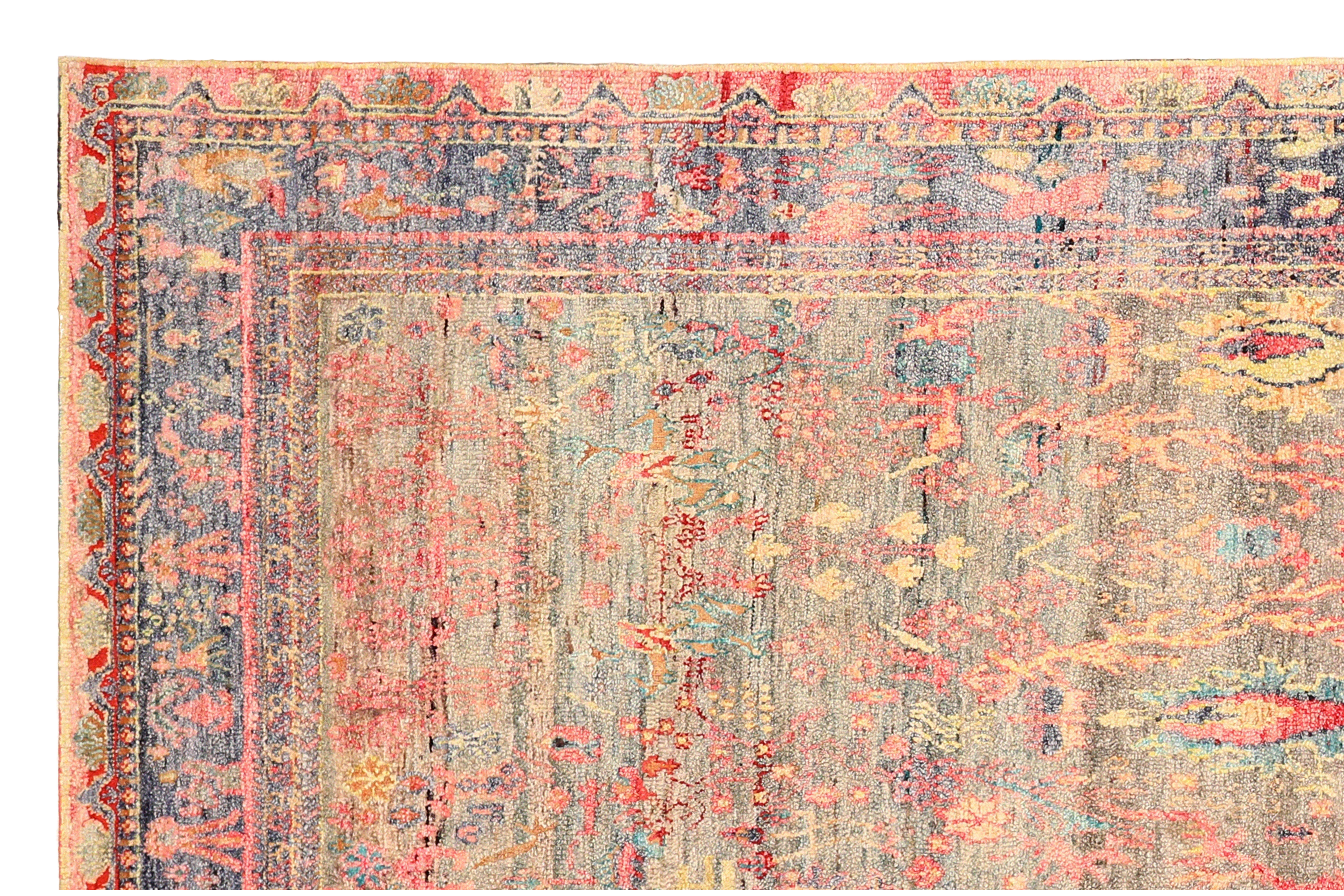 Thumbnail 5 for India Sari Silk Rug 93862