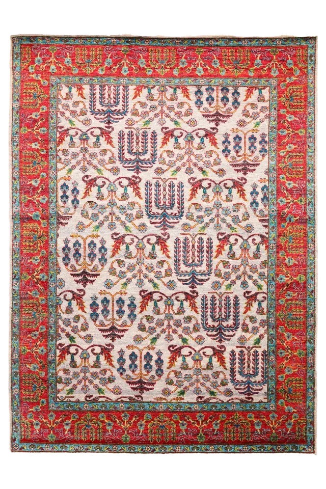 India Oushak Modern / Contemporary Rug 94095