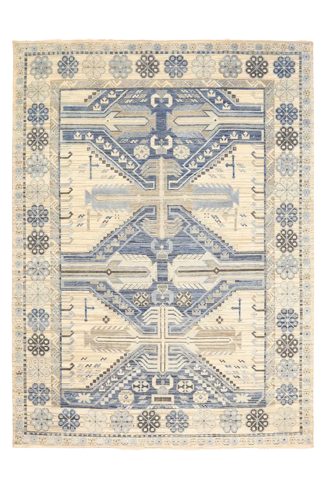 India Kazakhstan Modern / Contemporary Rug 94105