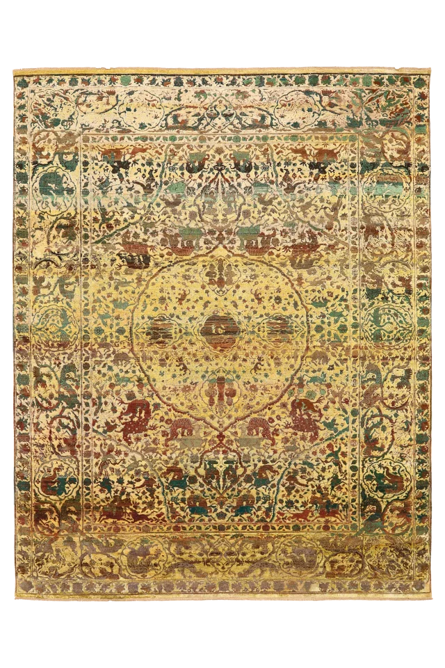 India Tabriz Rug 94123