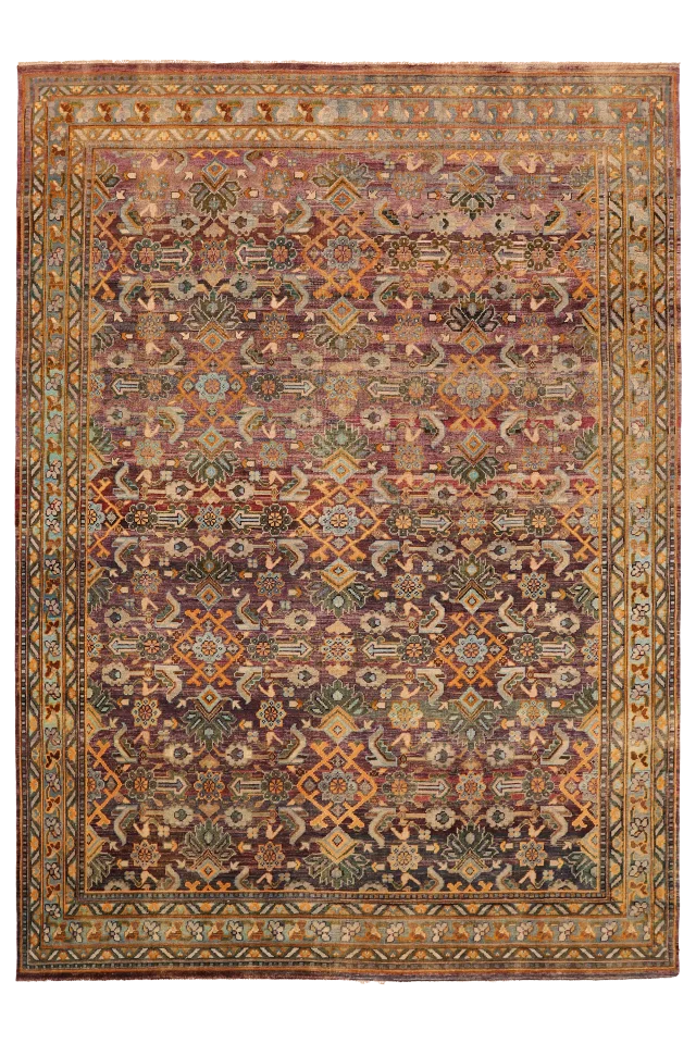 India Malayer Modern / Contemporary Rug 94132