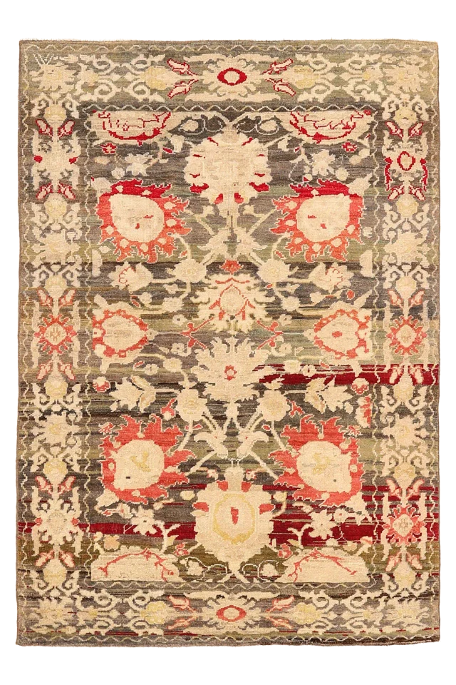 Turkey Oushak Tribal Rug 94314