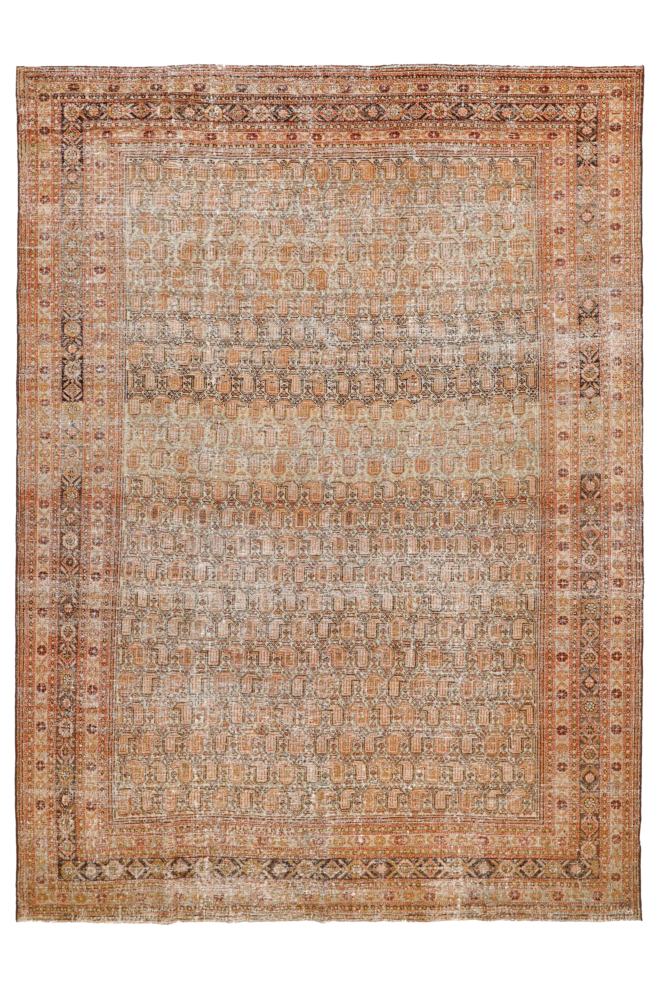 Antique Persian Mahal Traditional Rug 94557