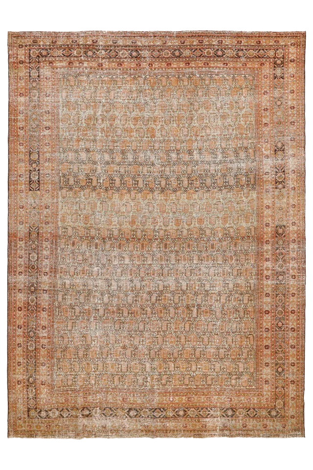 Antique Persian Mahal Traditional Rug 94557