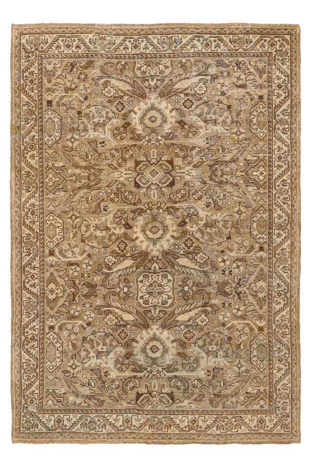 Antique Persian Mahal Traditional Rug 94558