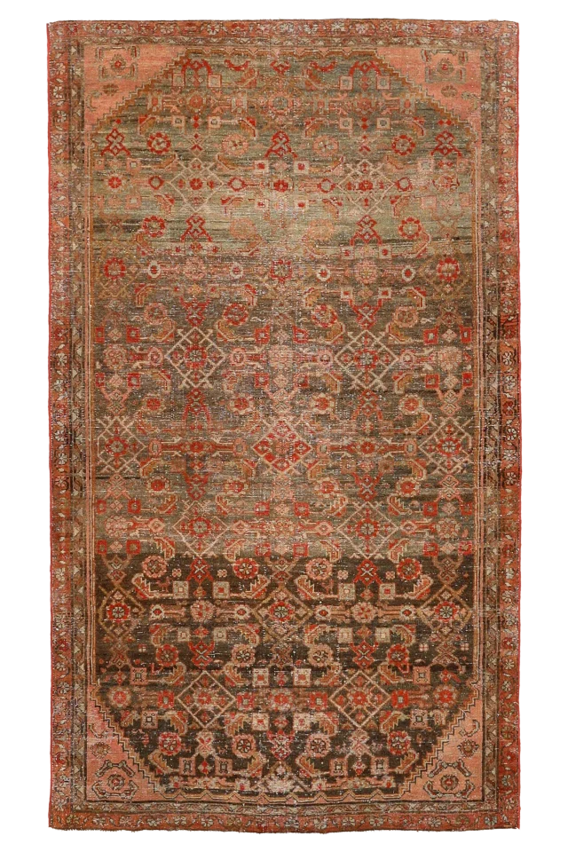 Antique Persian Malayer Traditional Rug 94579