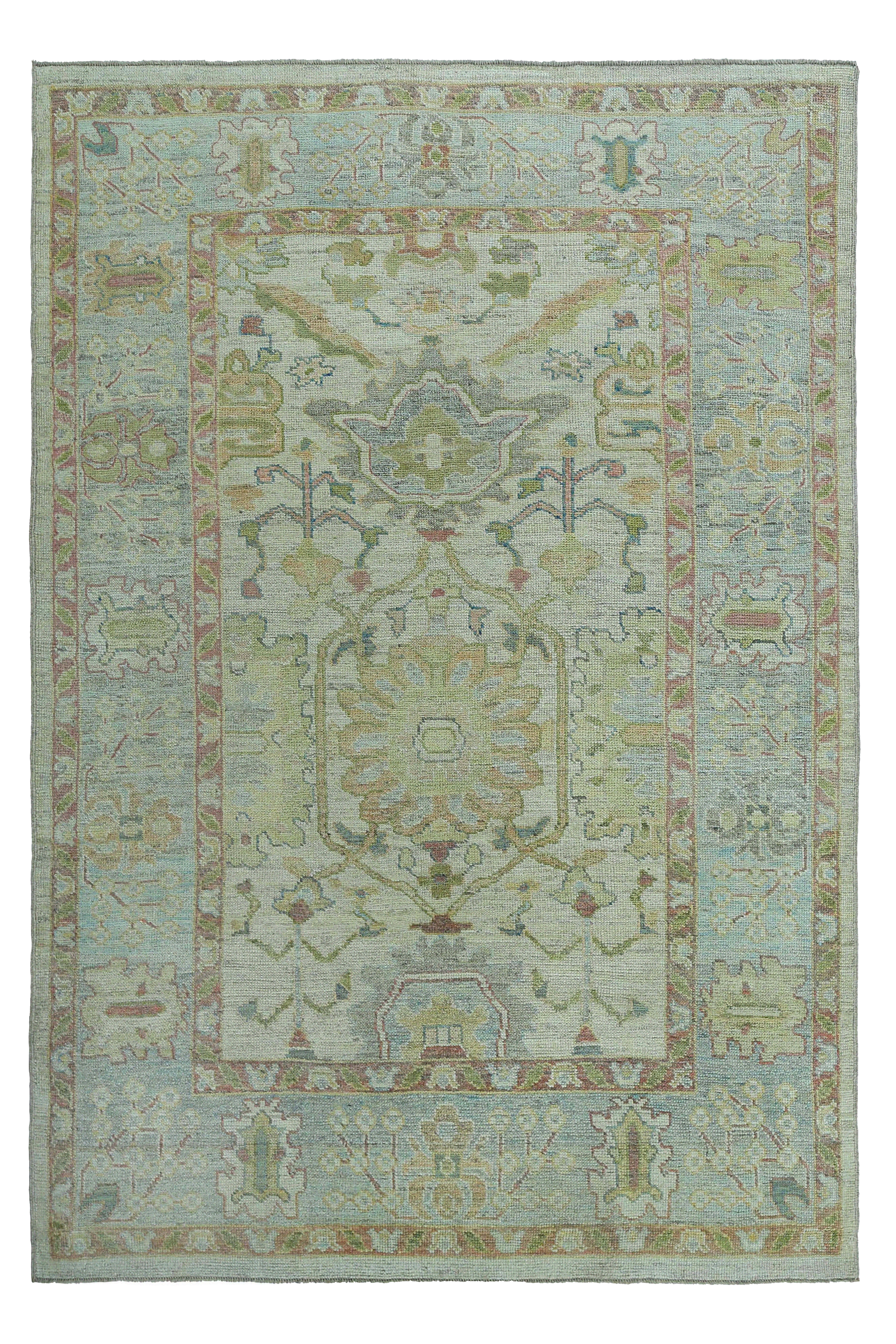 Turkey Oushak Tribal Rug 95473