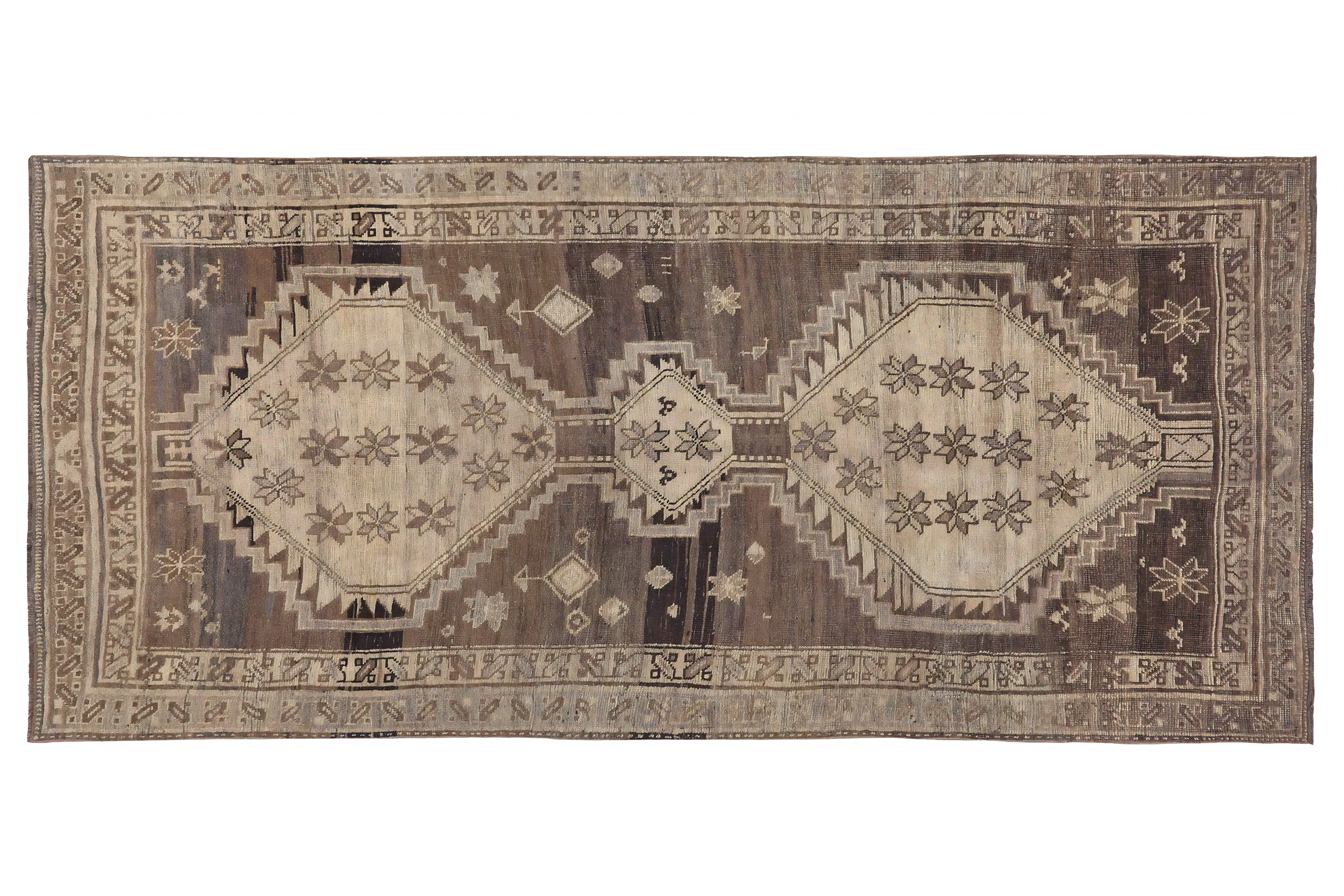 Thumbnail 2 for Antique Persian Bijar Traditional Rug 96713