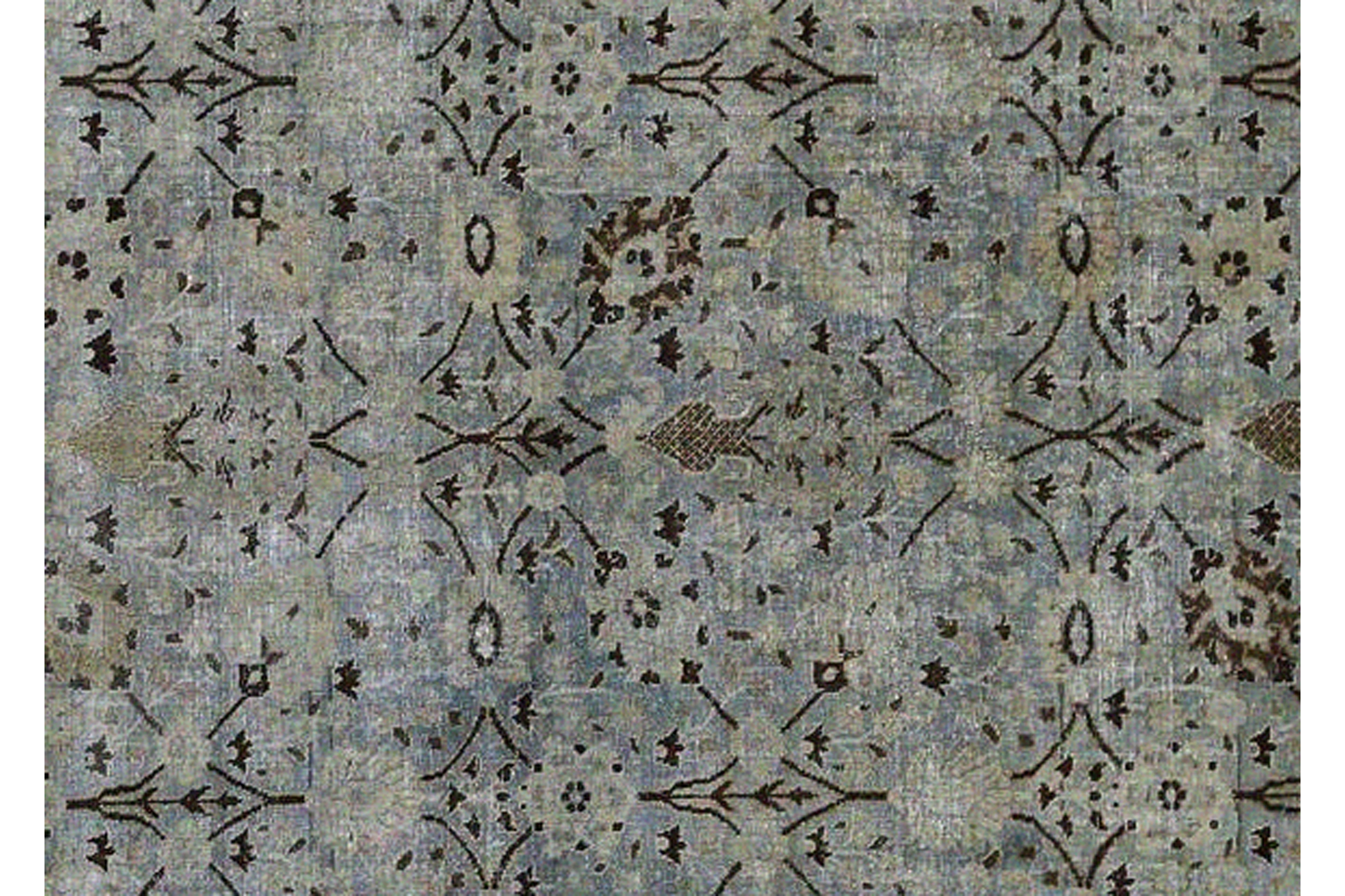 Thumbnail 4 for Antique Persian Tabriz Traditional Rug 96790