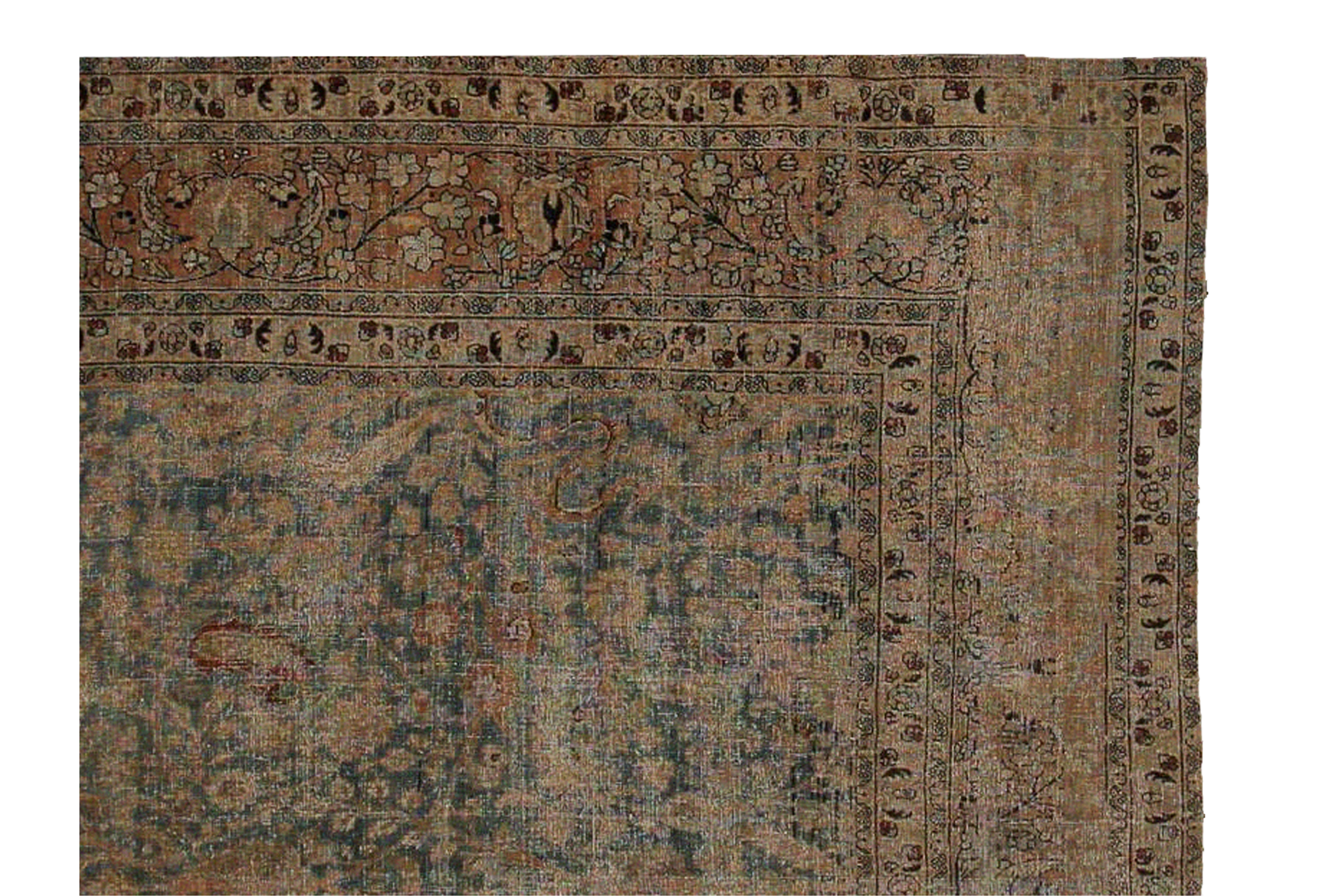 Thumbnail 6 for Antique Persian Mashad Traditional Rug 96822