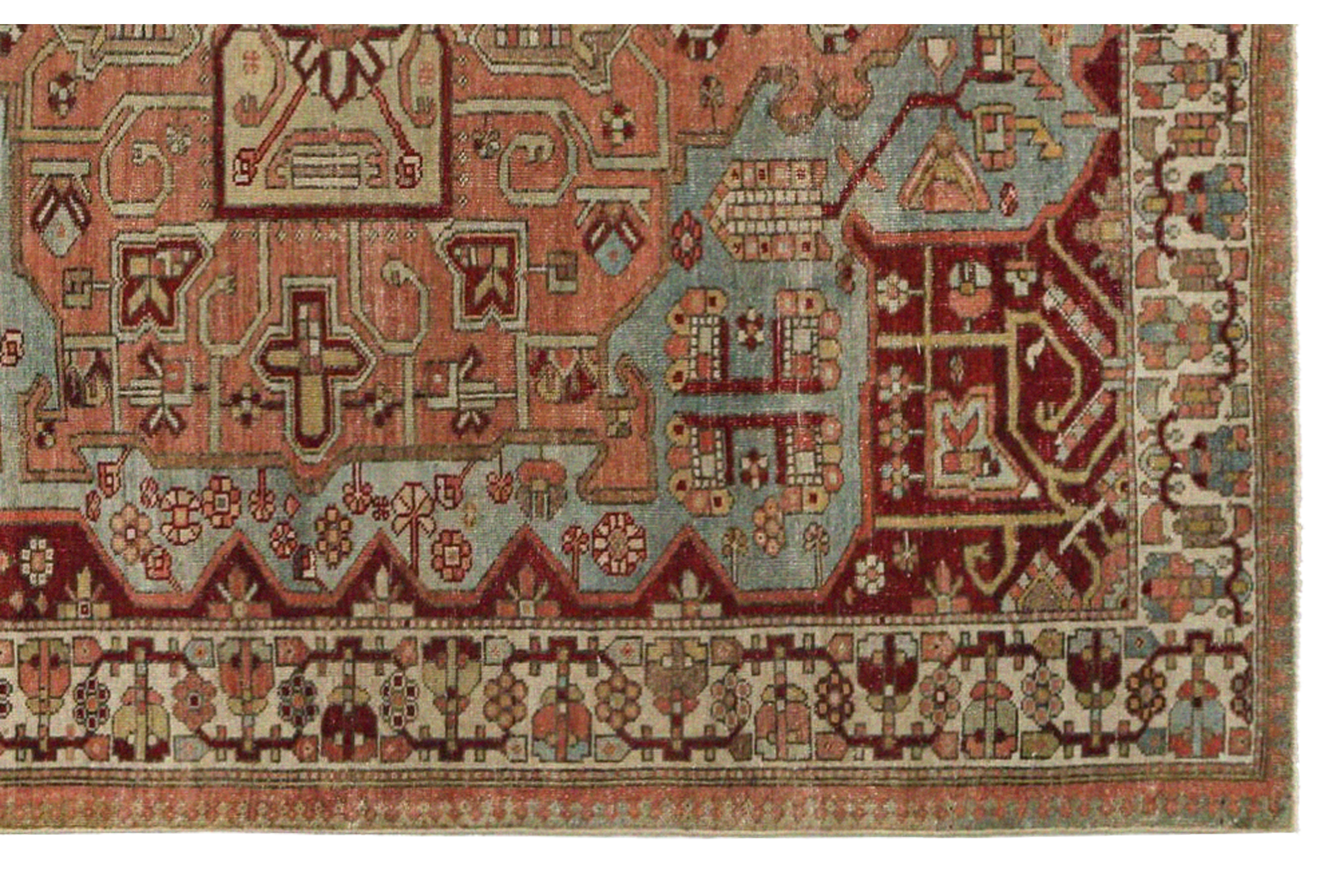 Thumbnail 8 for Antique Persian Bakhtiar Traditional Rug 96874