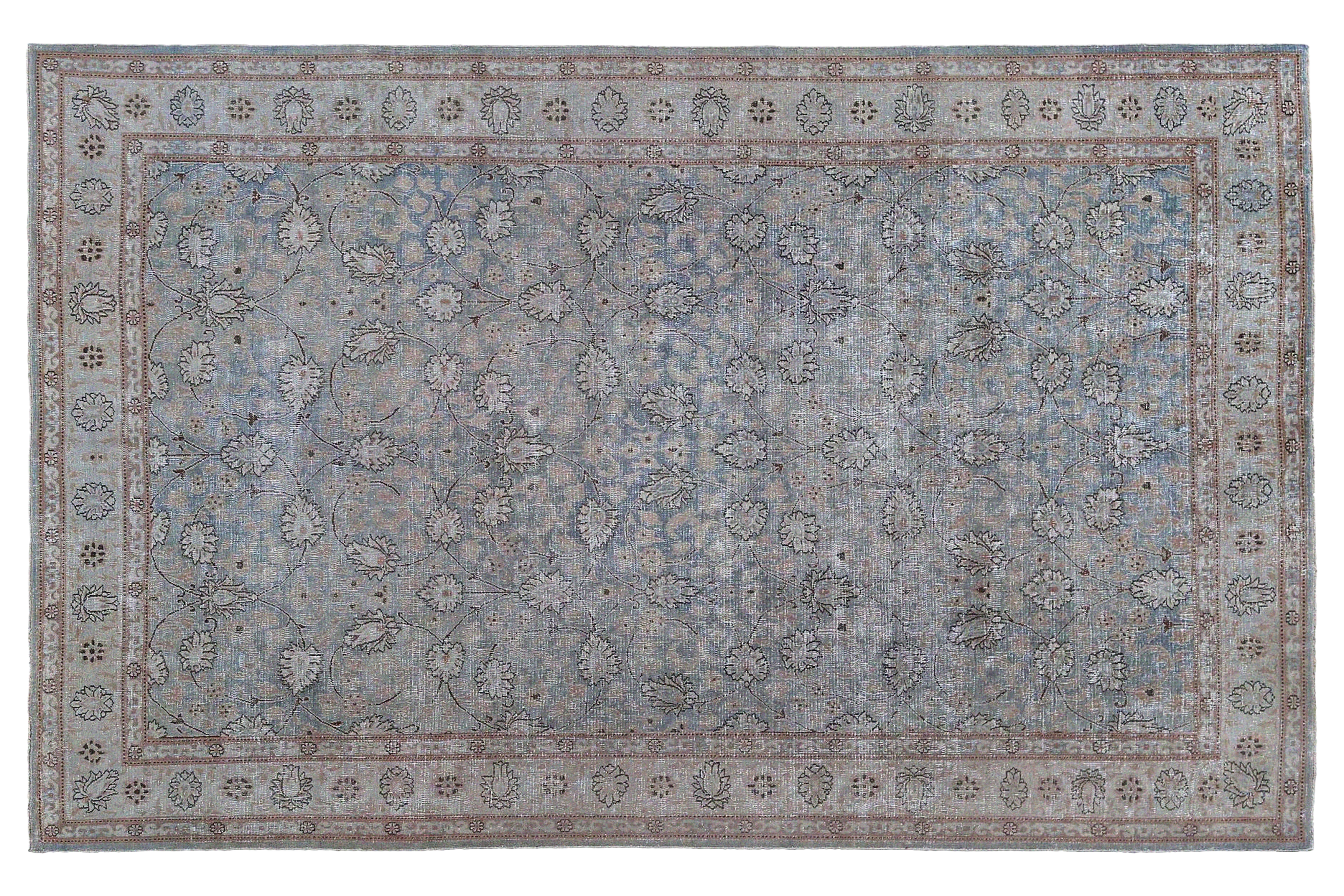 Thumbnail 2 for Antique Persian Mashad Traditional Rug 97157