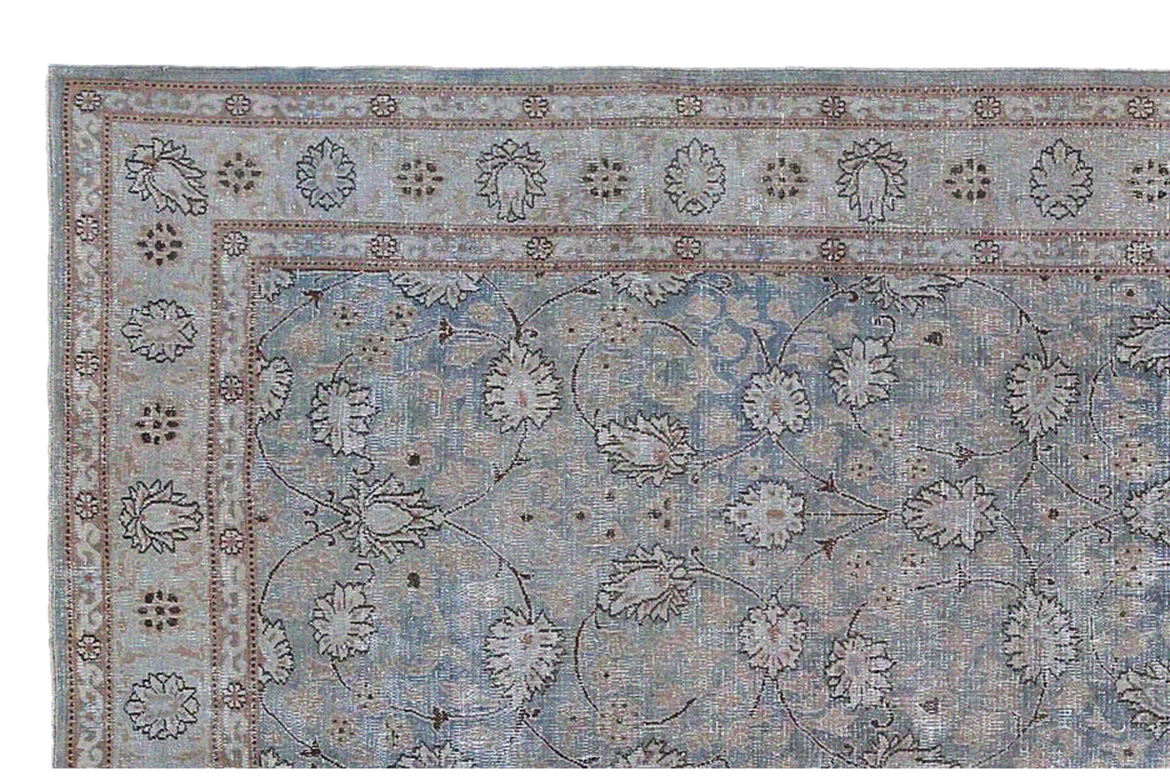 Thumbnail 5 for Antique Persian Mashad Traditional Rug 97157