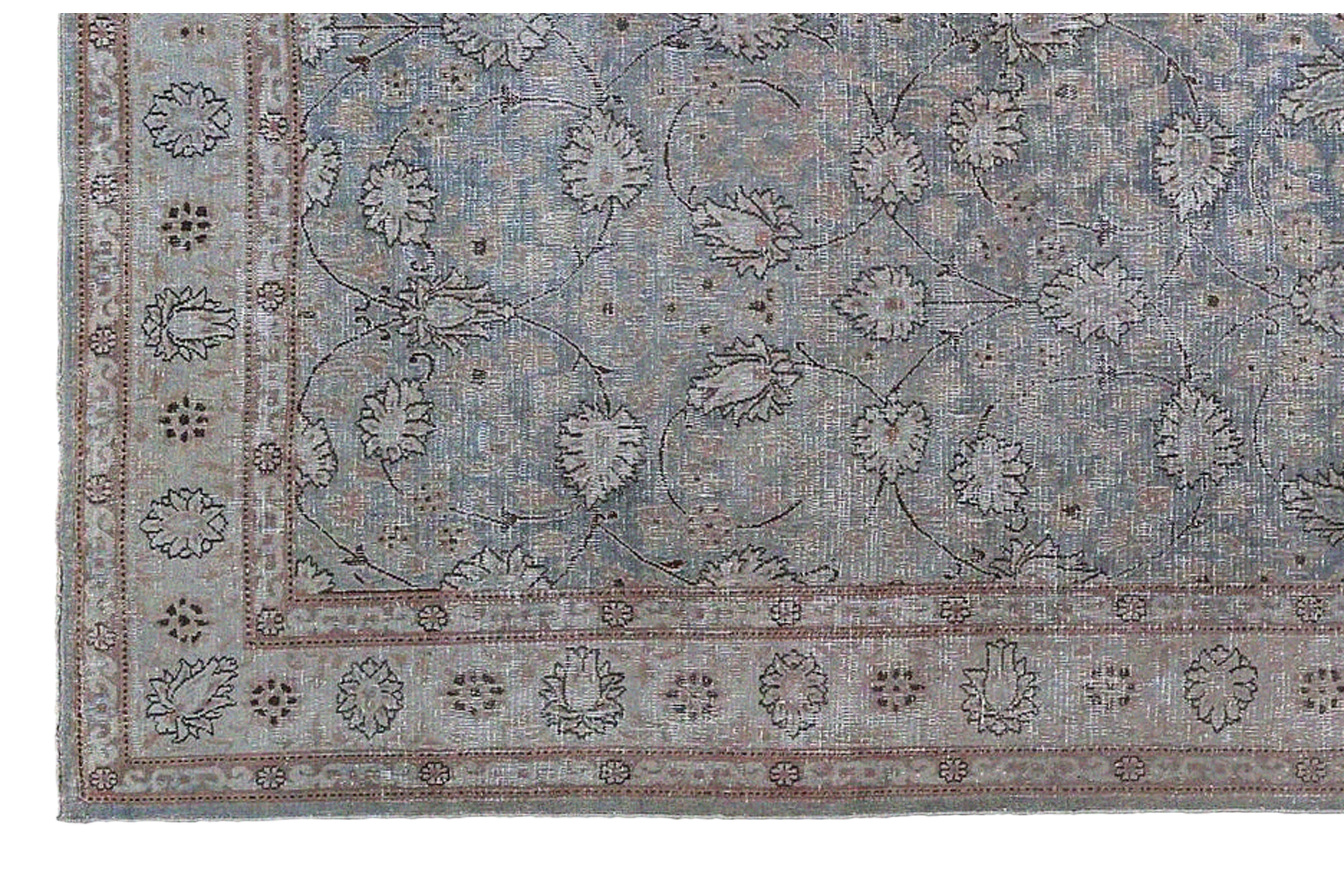 Thumbnail 7 for Antique Persian Mashad Traditional Rug 97157