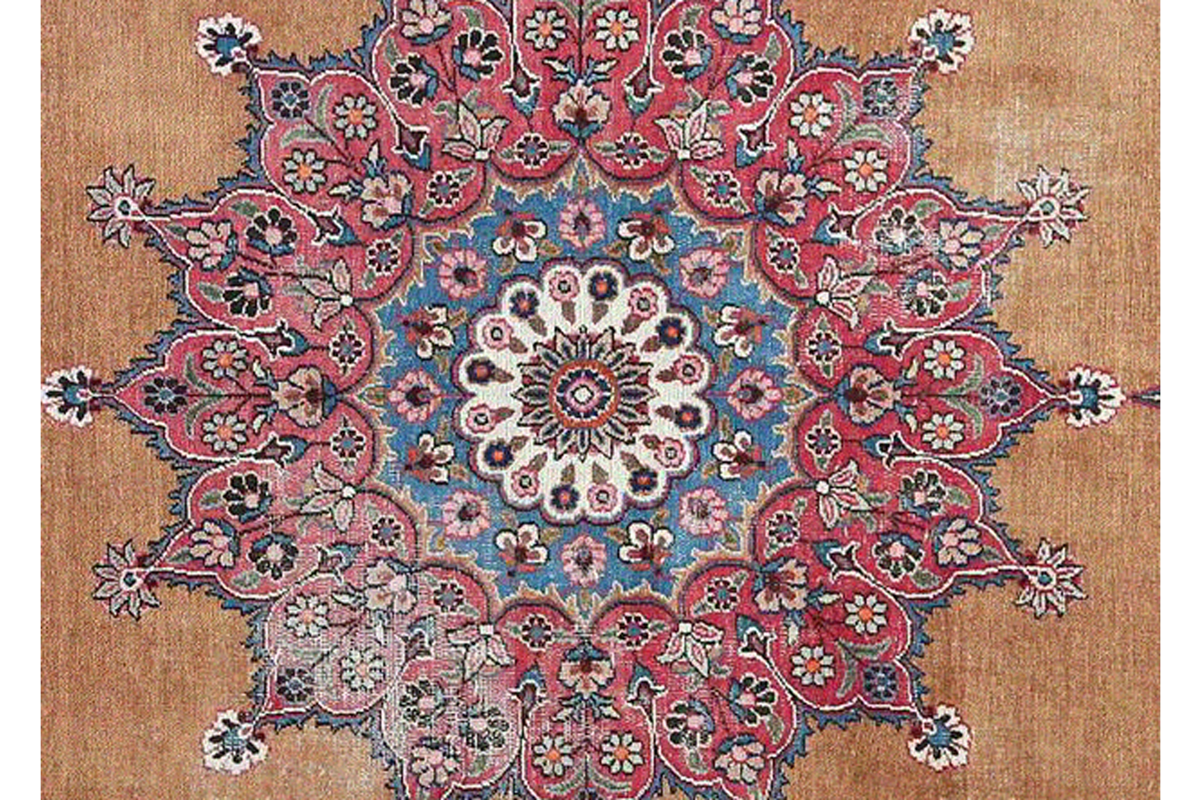 Thumbnail 4 for Persian Mashad Traditional Rug 97176