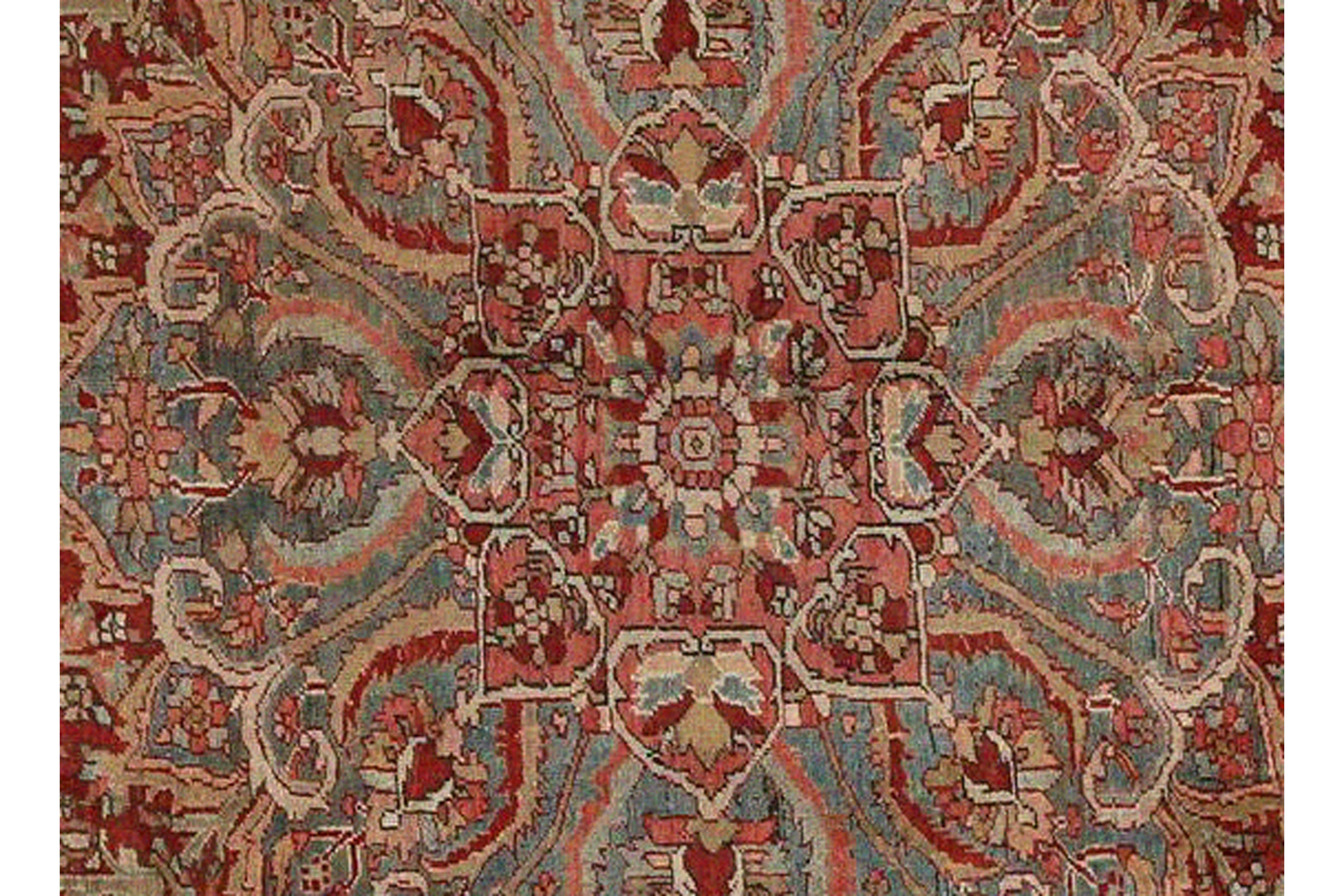 Thumbnail 4 for Persian Heriz Traditional Rug 97195