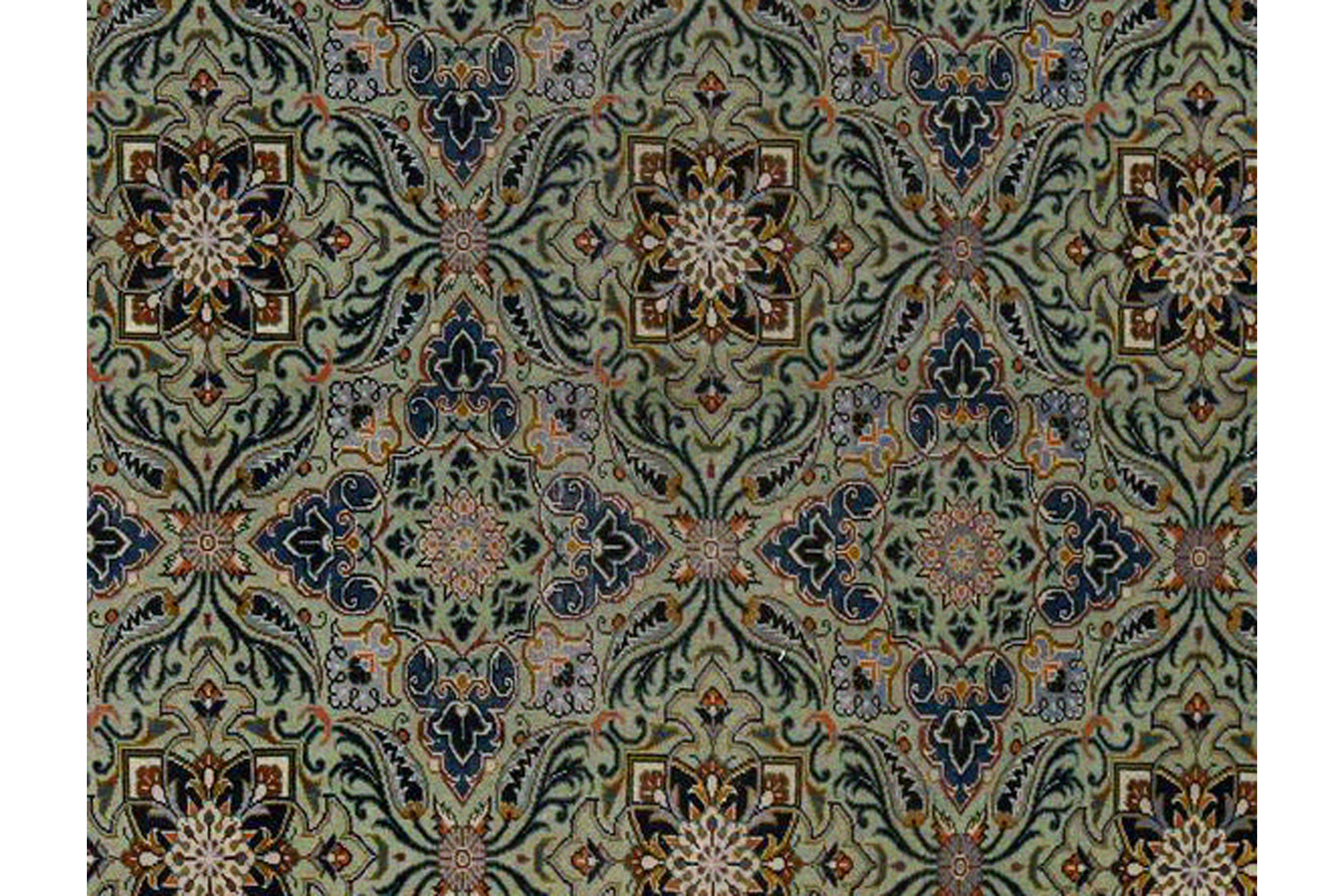 Thumbnail 4 for Vintage Persian Kashan Traditional Rug 97197