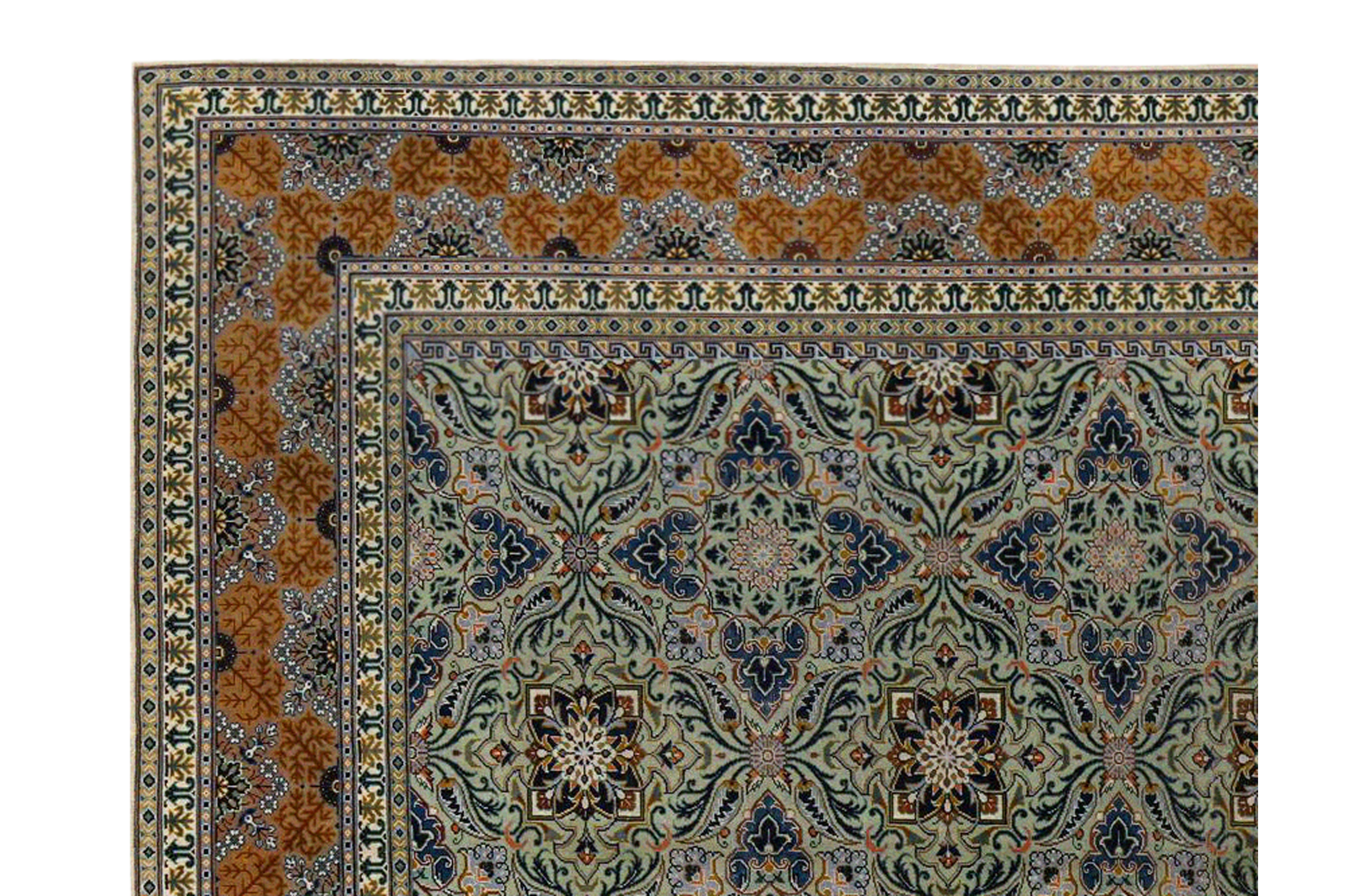 Thumbnail 5 for Vintage Persian Kashan Traditional Rug 97197
