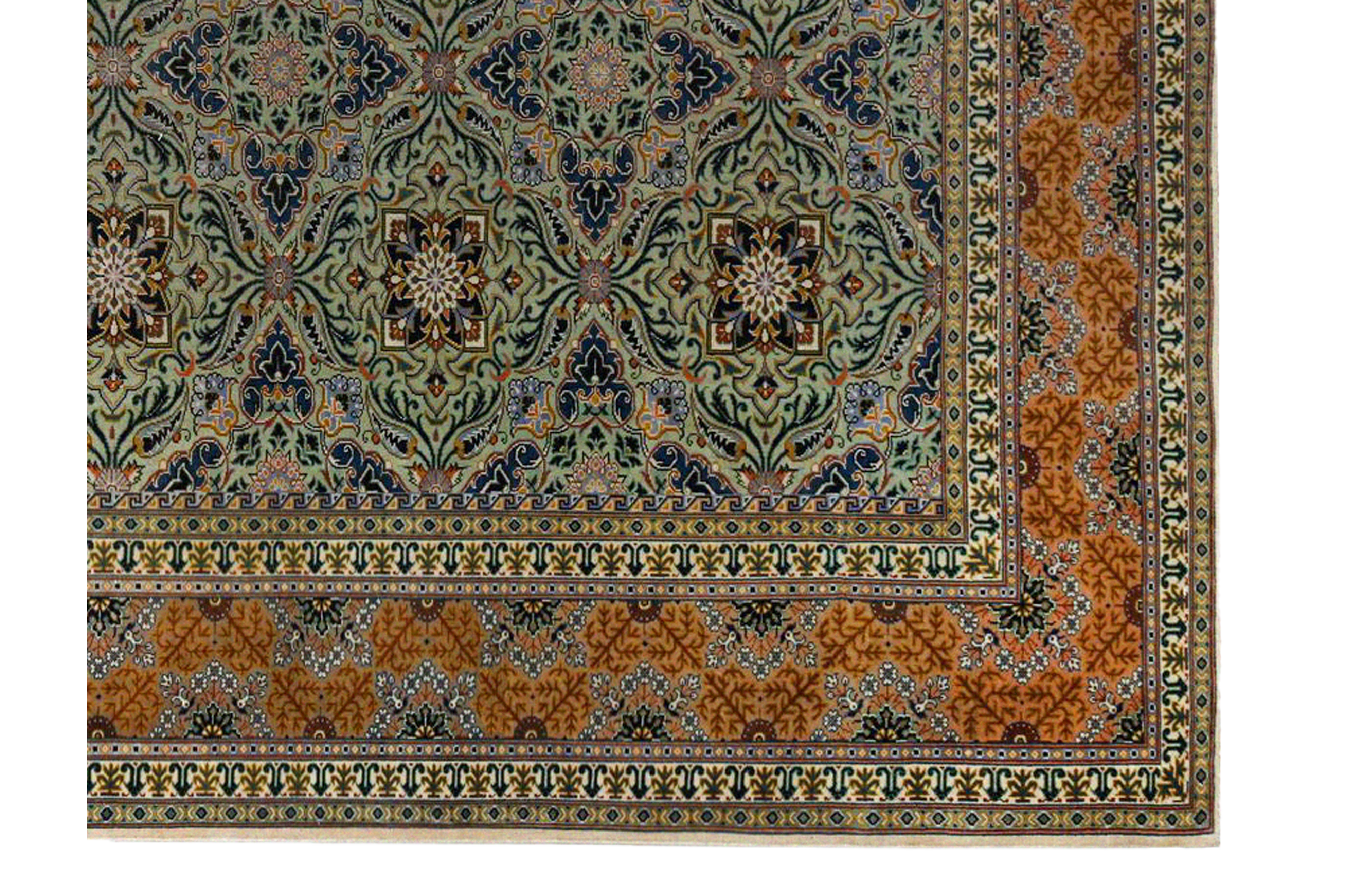 Thumbnail 8 for Vintage Persian Kashan Traditional Rug 97197