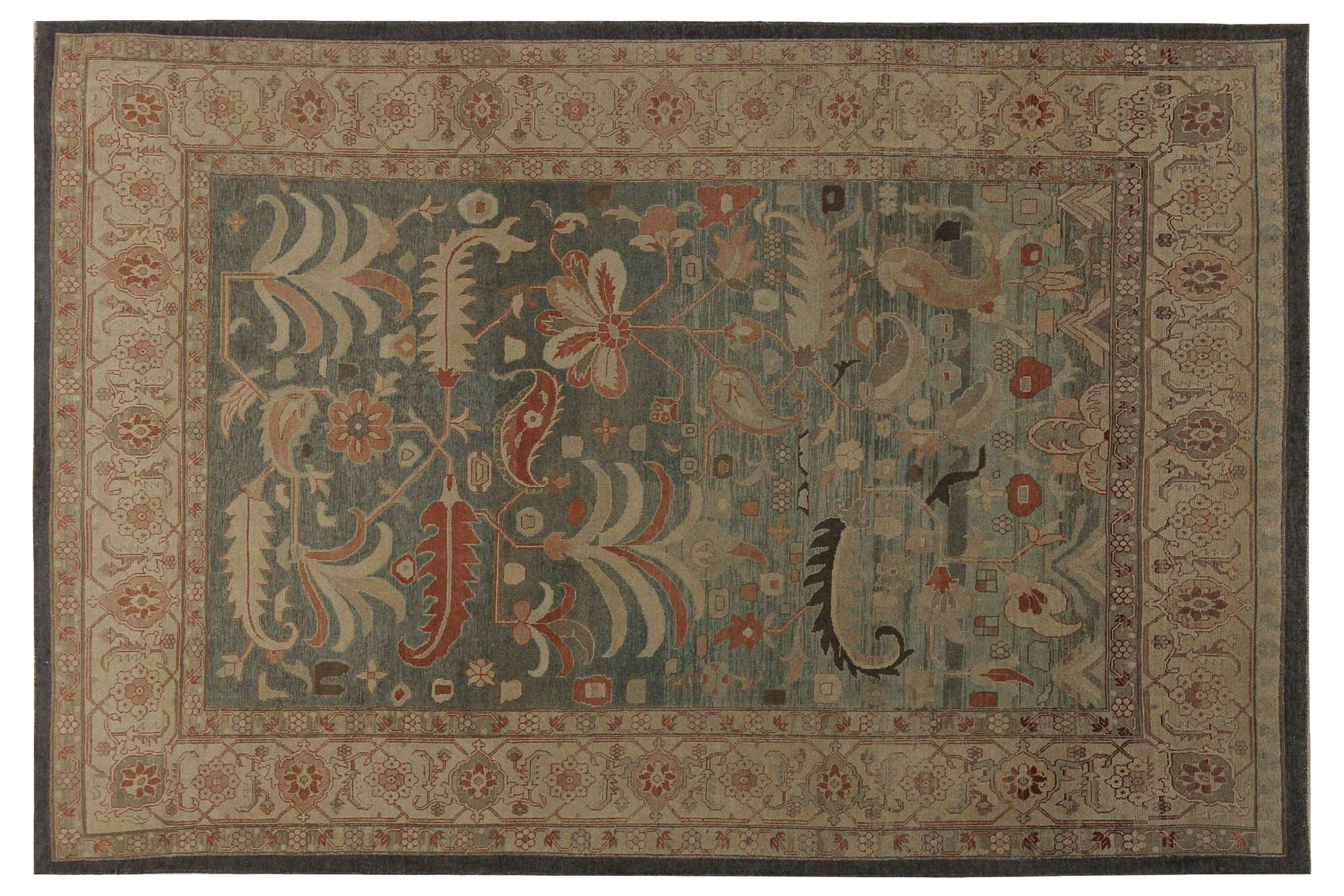 Thumbnail 2 for Persian Heriz Traditional Rug 97206