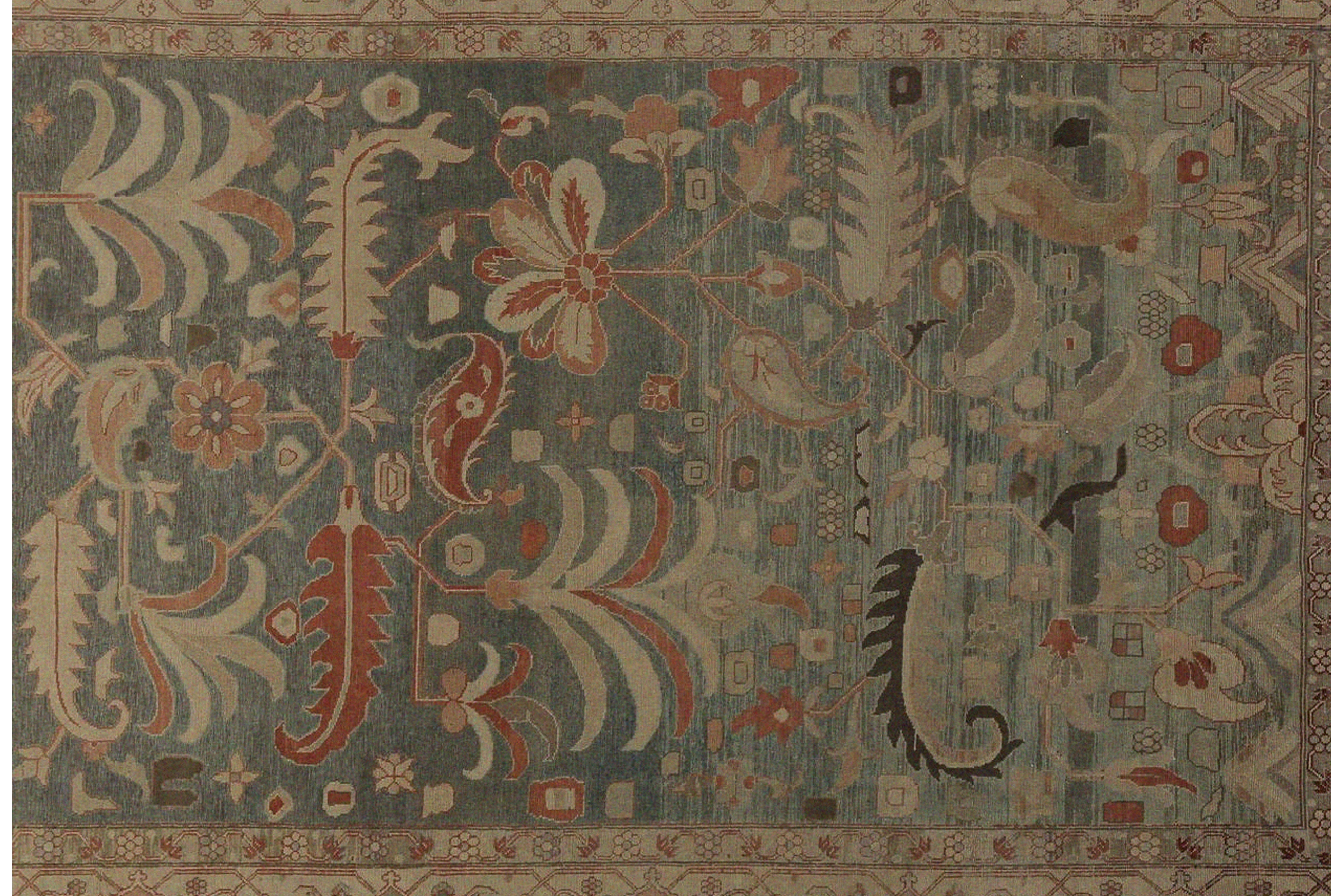 Thumbnail 3 for Persian Heriz Traditional Rug 97206