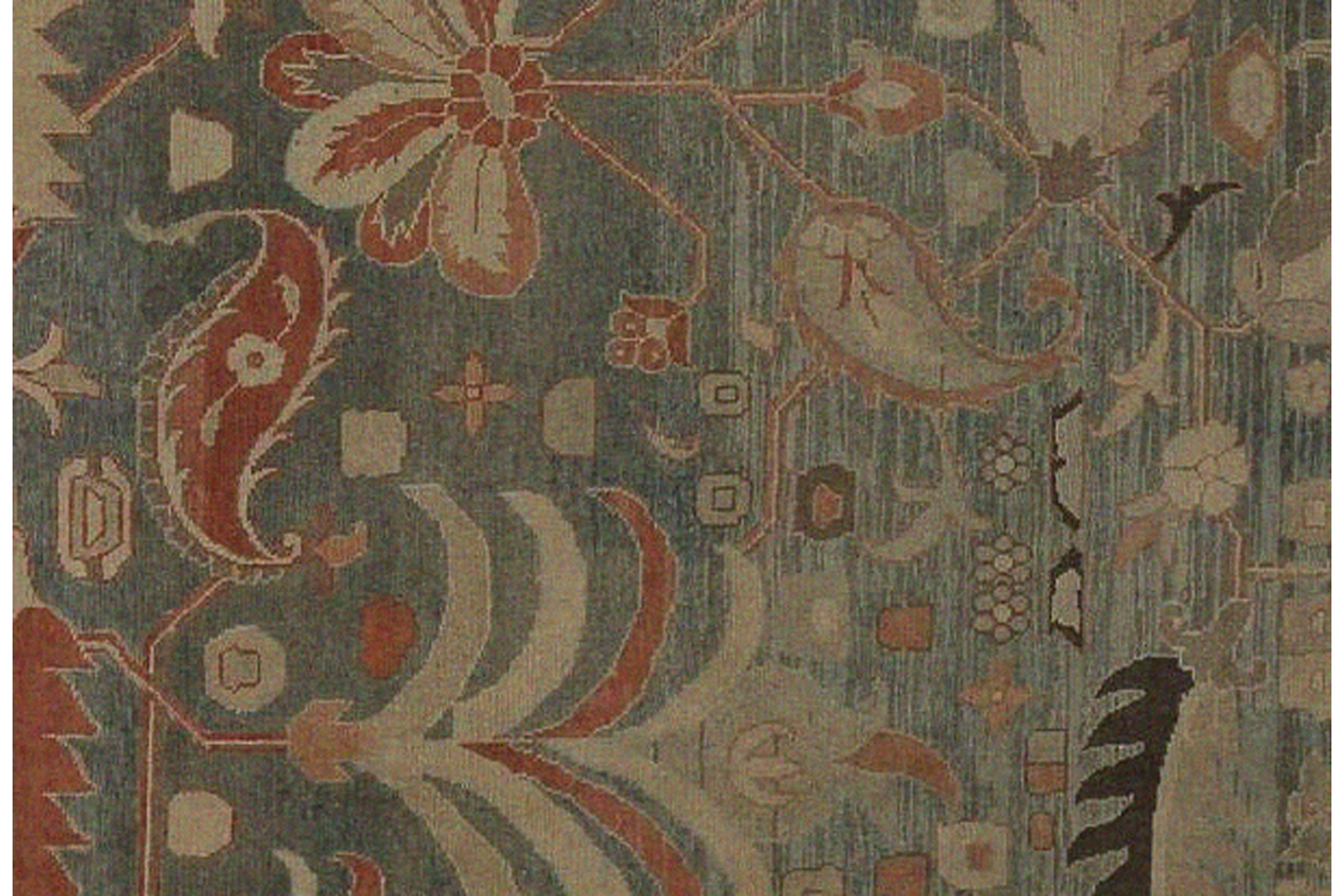 Thumbnail 4 for Persian Heriz Traditional Rug 97206