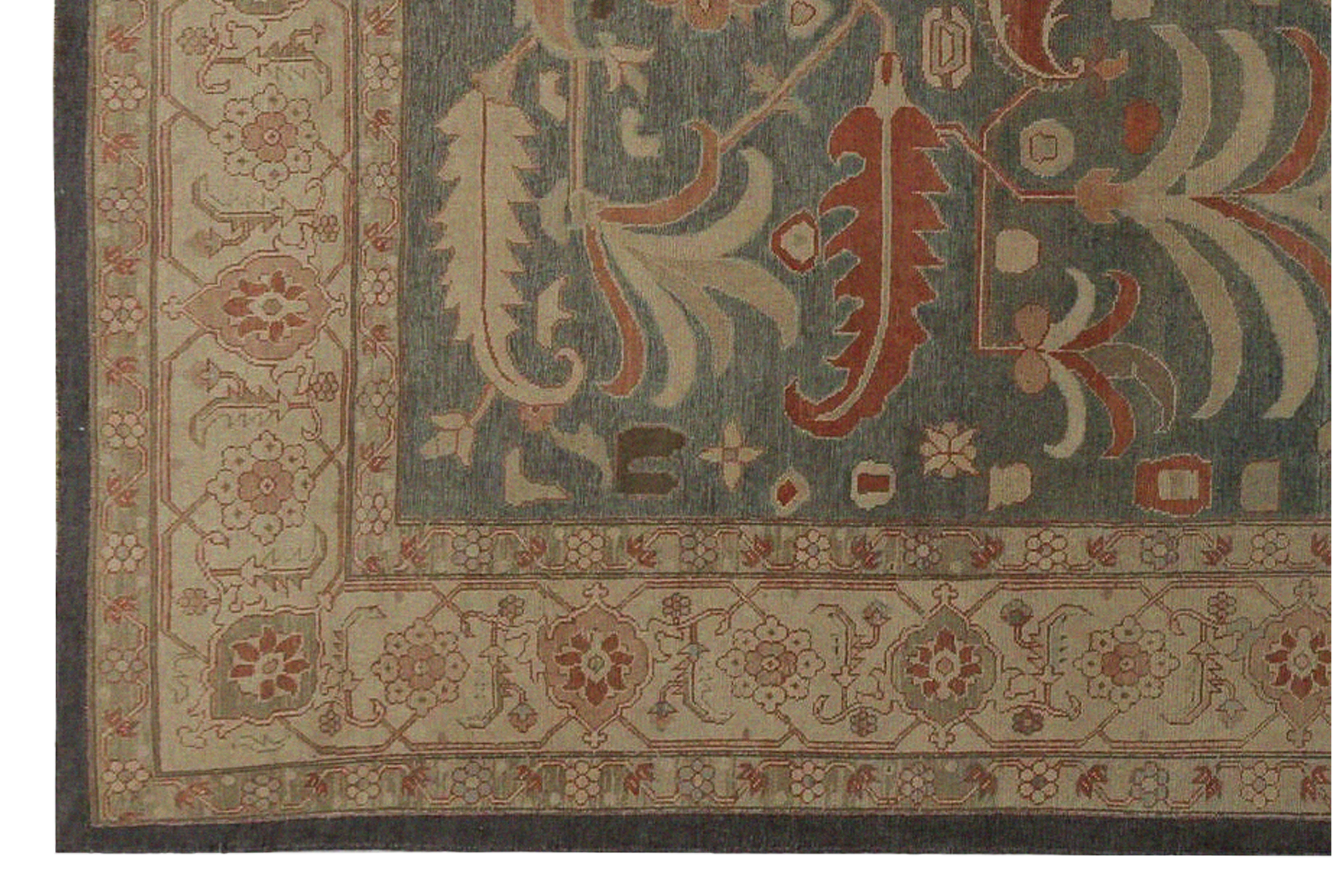 Thumbnail 7 for Persian Heriz Traditional Rug 97206