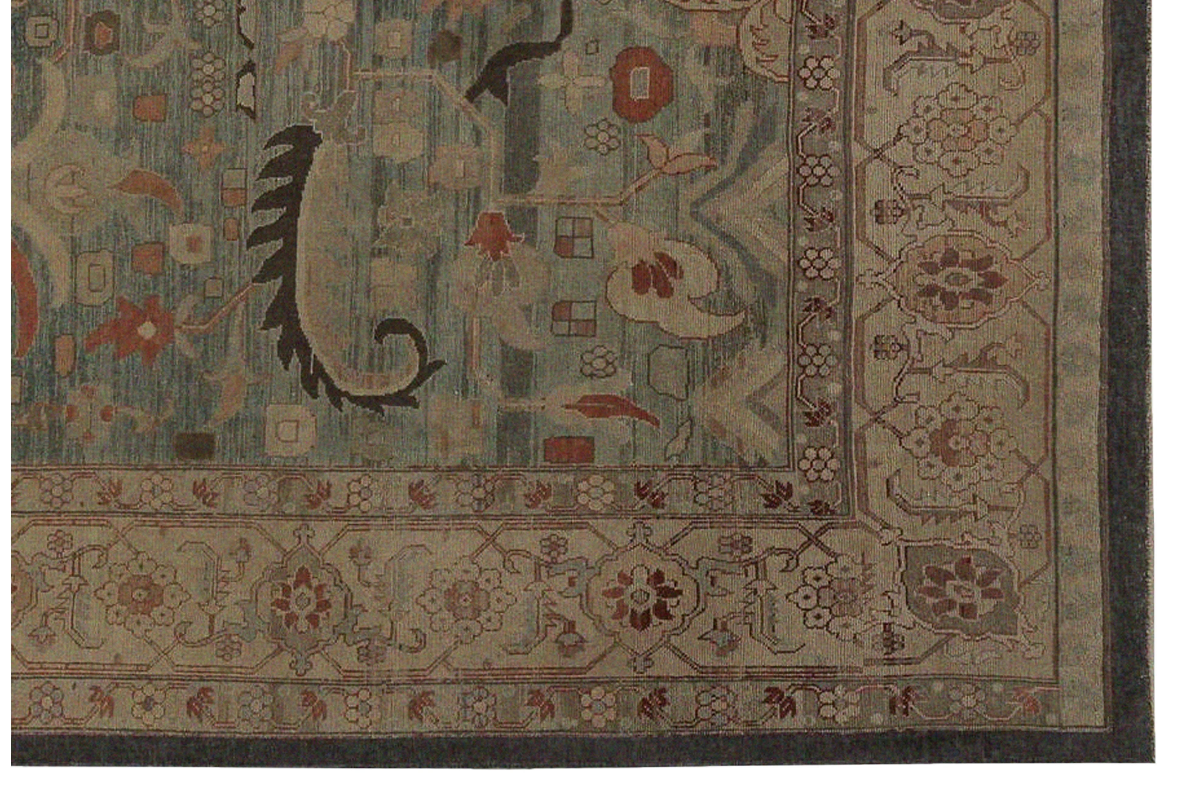 Thumbnail 8 for Persian Heriz Traditional Rug 97206