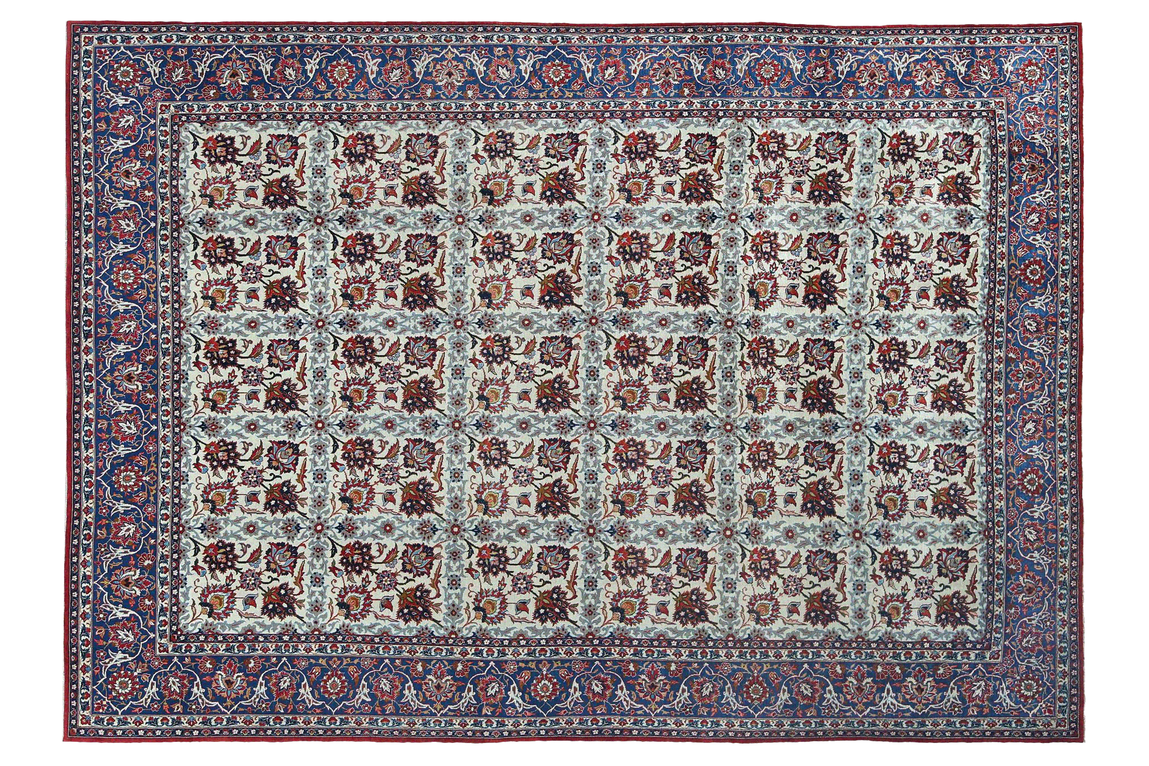 Thumbnail 2 for Persian Isfahan Traditional Rug 97211
