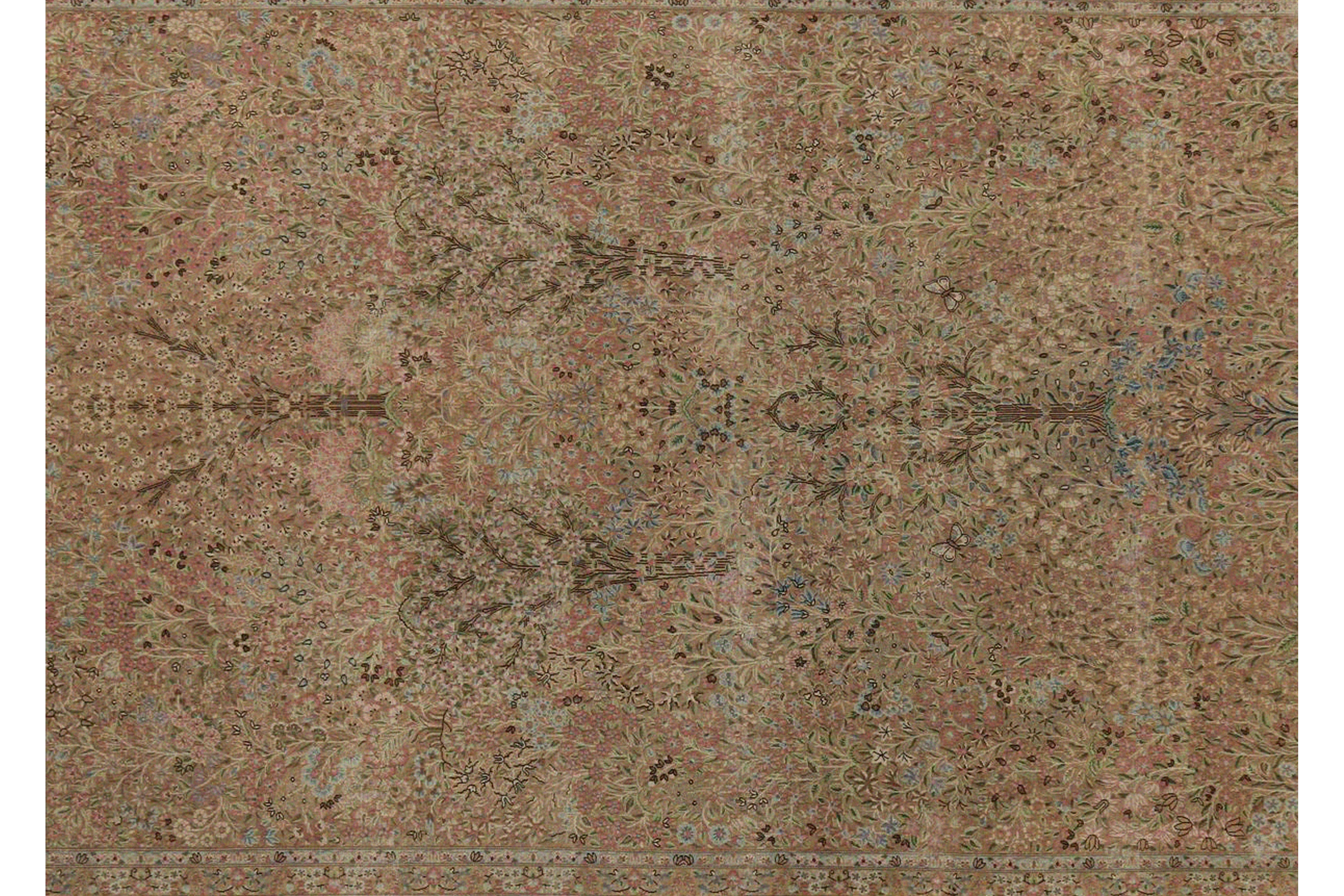 Thumbnail 3 for Vintage Persian Kerman Traditional Rug 97218
