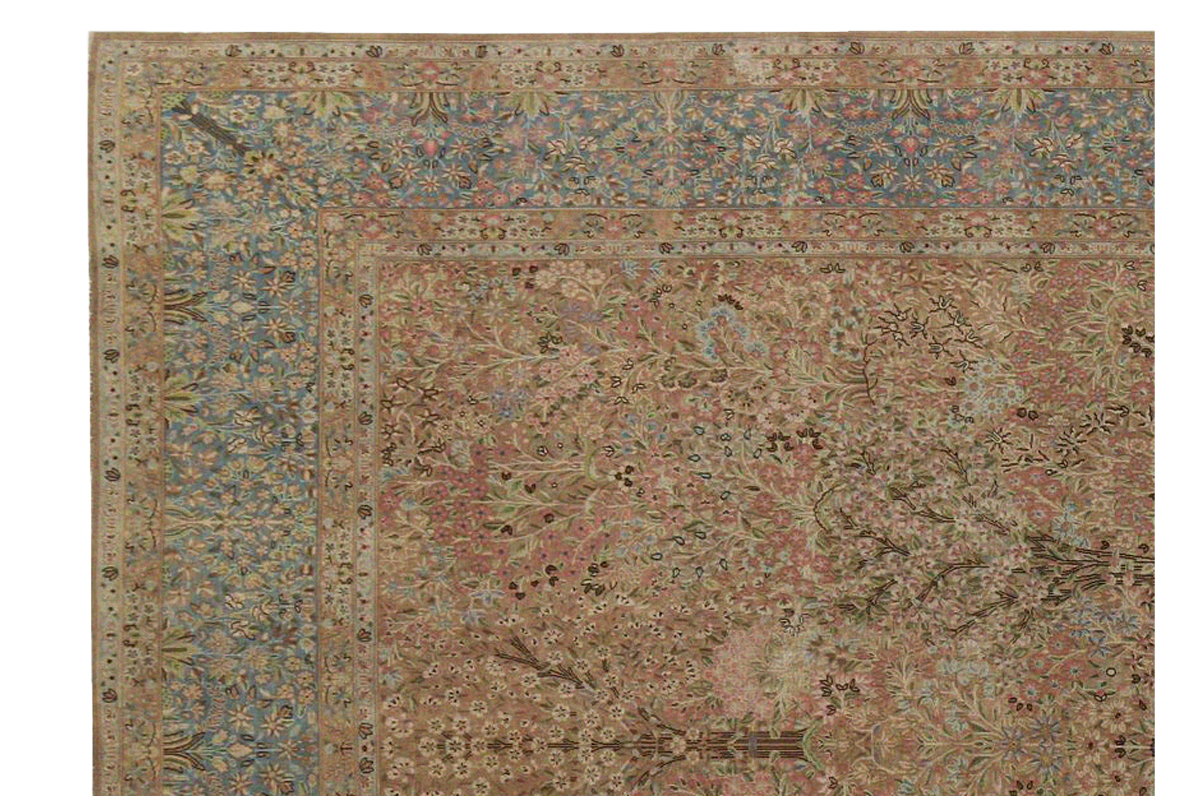 Thumbnail 5 for Vintage Persian Kerman Traditional Rug 97218
