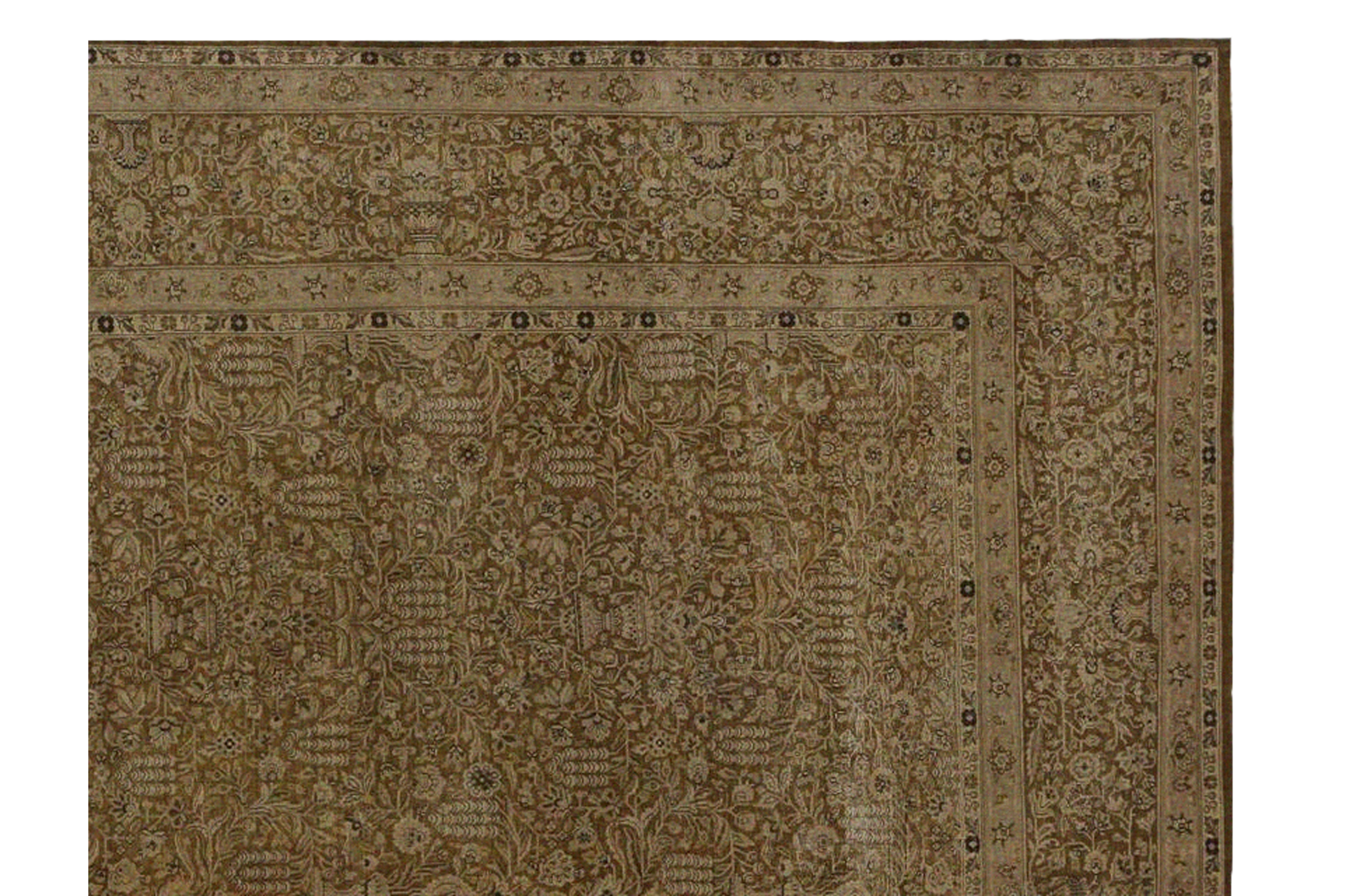 Thumbnail 6 for Persian Kerman Traditional Rug 97221