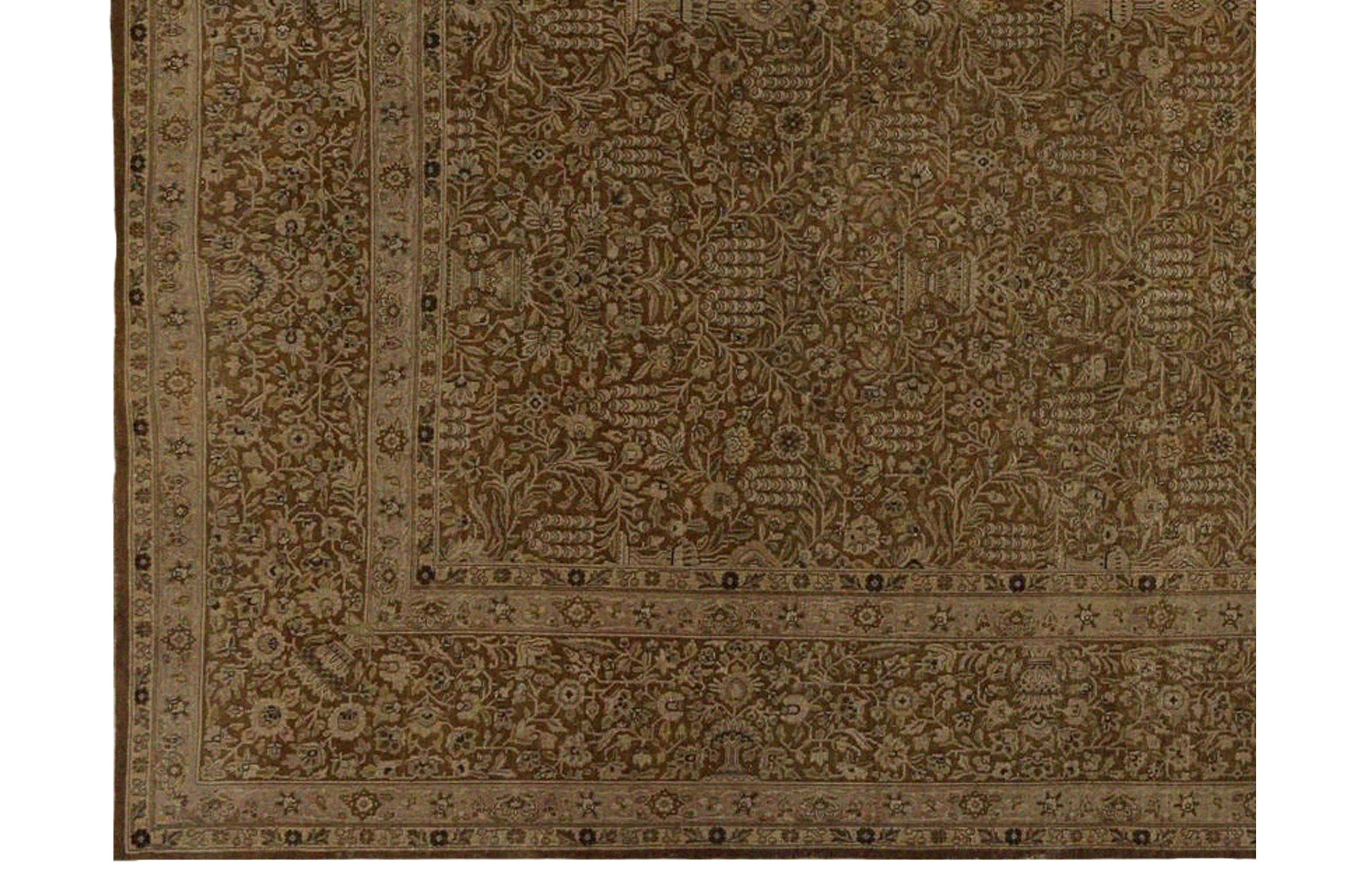 Thumbnail 7 for Persian Kerman Traditional Rug 97221