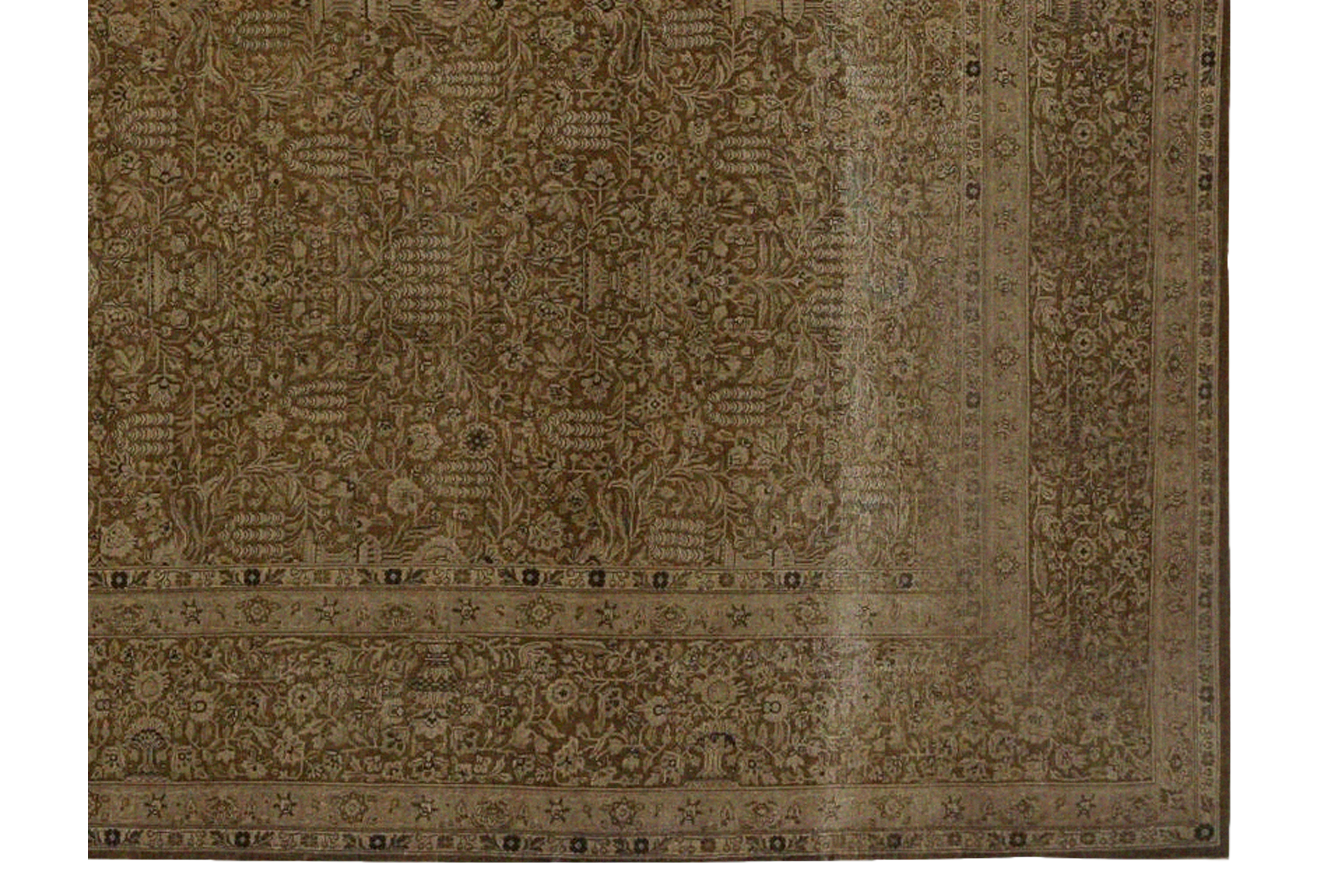 Thumbnail 8 for Persian Kerman Traditional Rug 97221