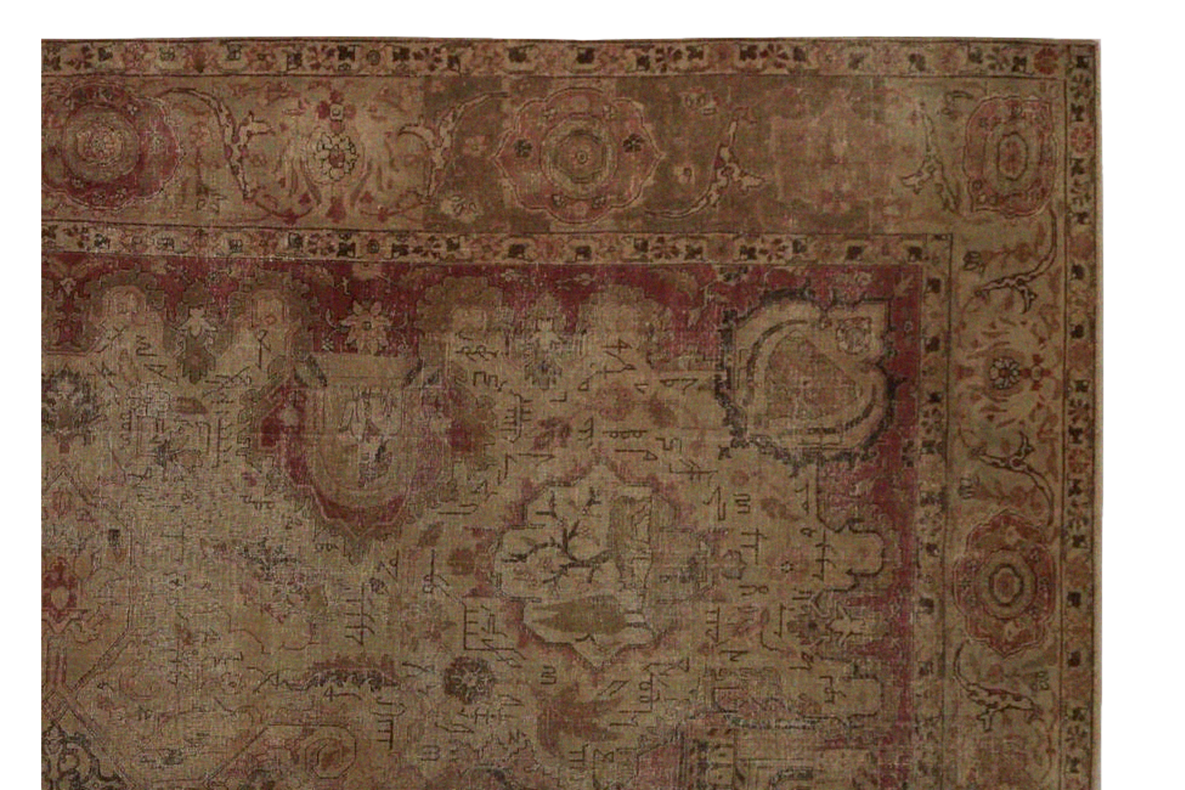 Thumbnail 6 for Persian Tabriz Traditional Rug 97231