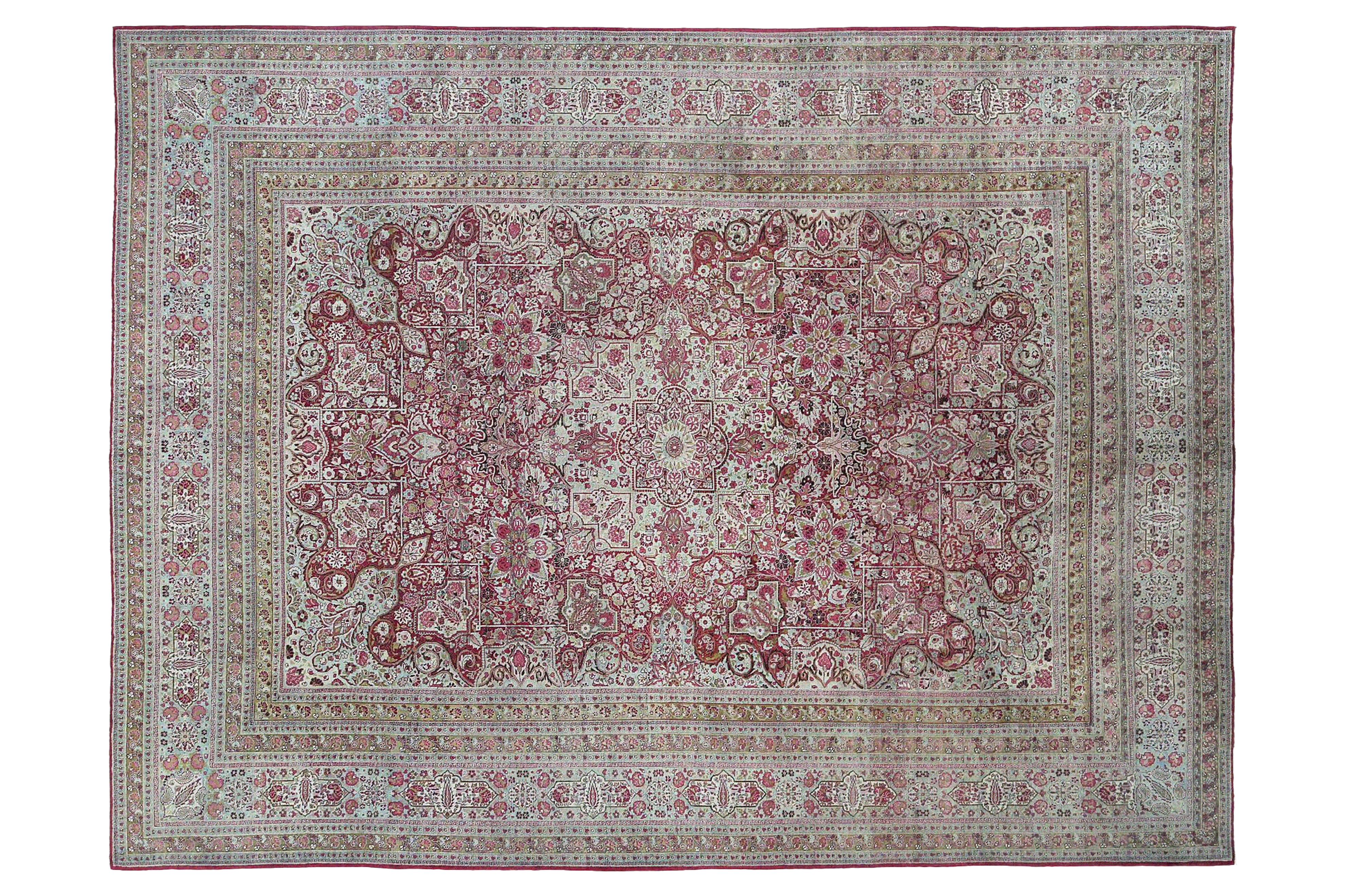 Thumbnail 2 for Persian Mashad Traditional Rug 97232