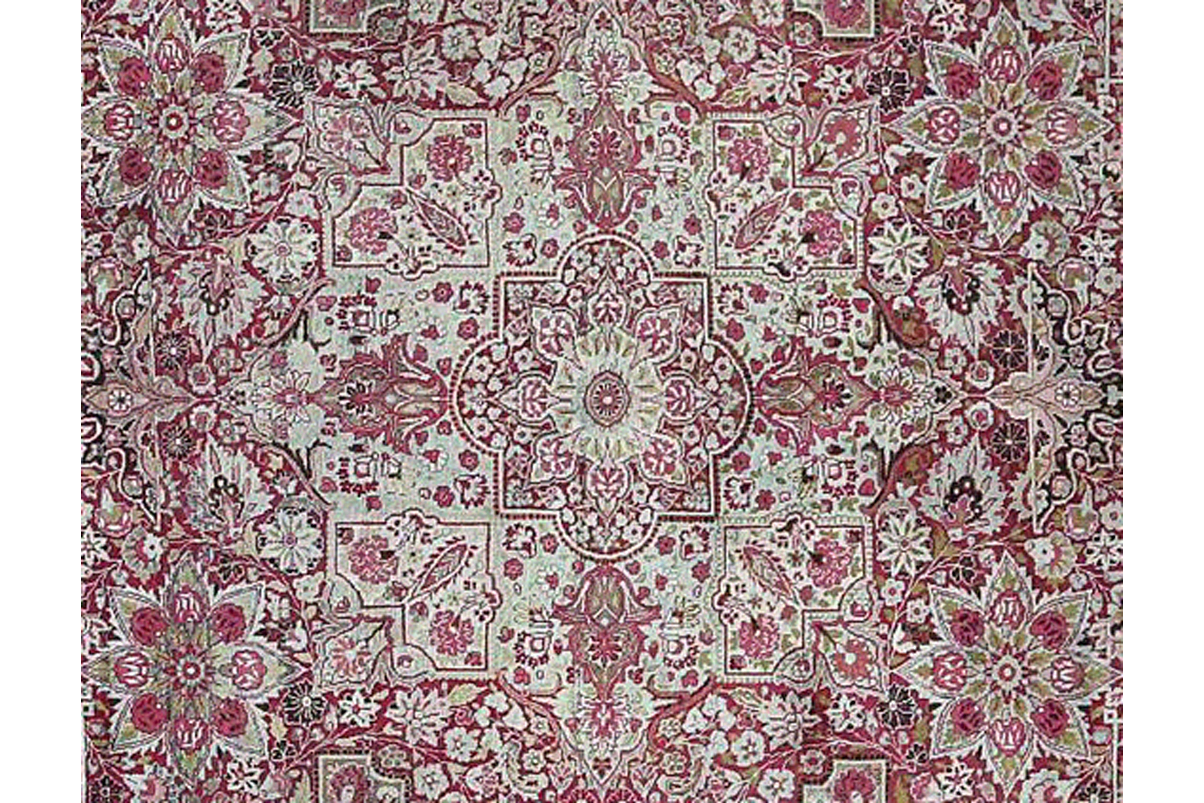 Thumbnail 4 for Persian Mashad Traditional Rug 97232