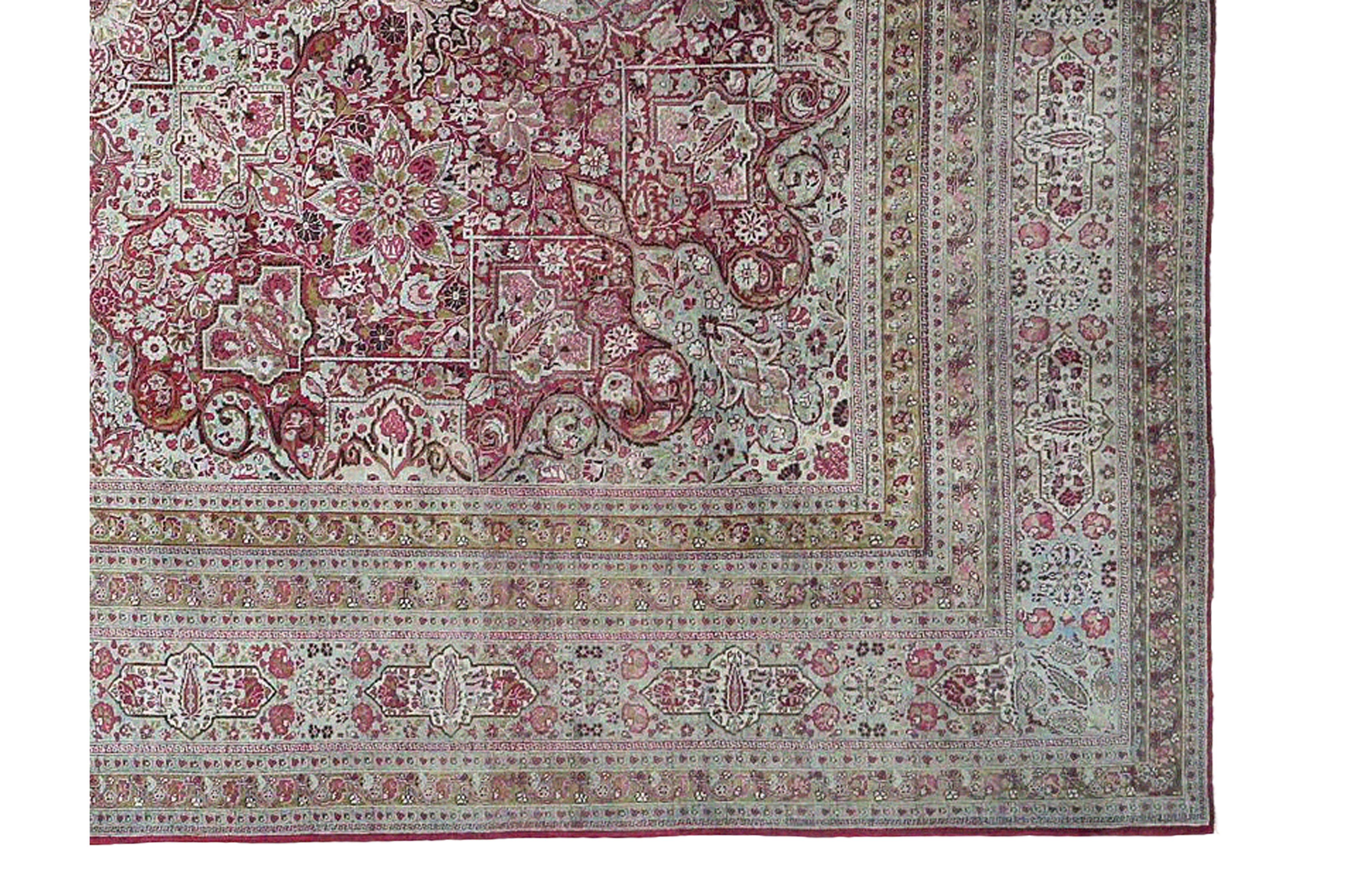 Thumbnail 8 for Persian Mashad Traditional Rug 97232