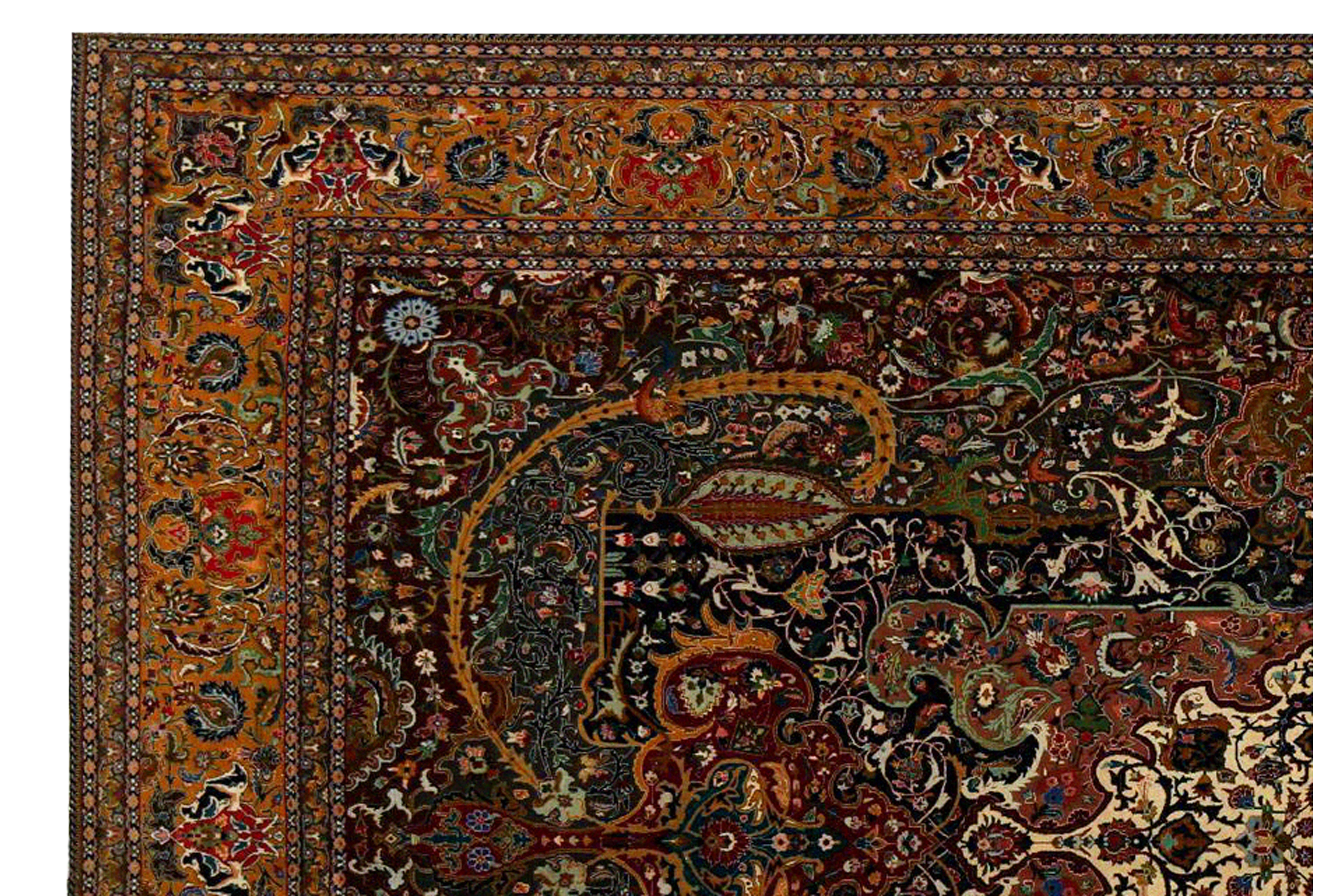 Thumbnail 5 for Persian Tabriz Traditional Rug 97243