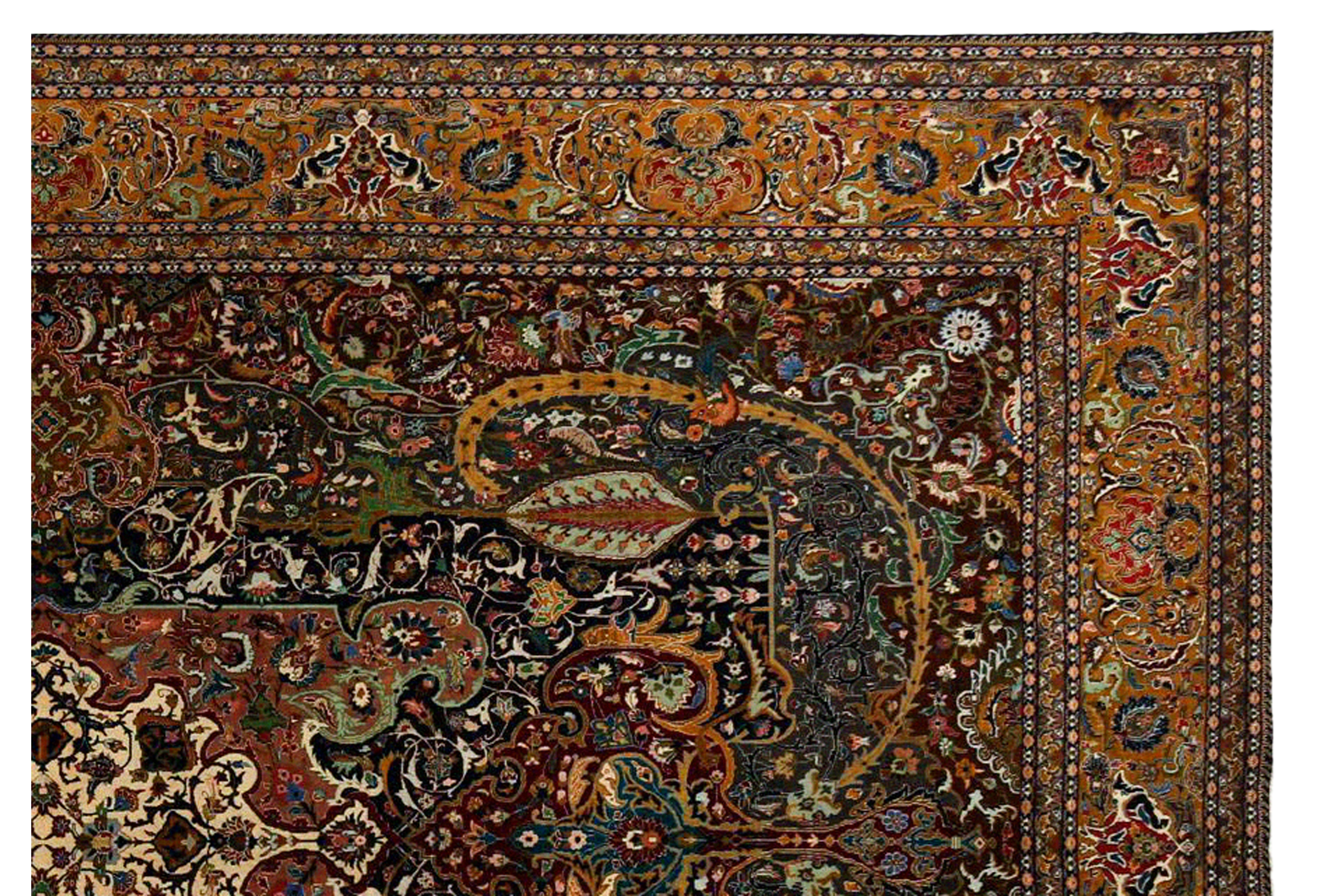 Thumbnail 6 for Persian Tabriz Traditional Rug 97243