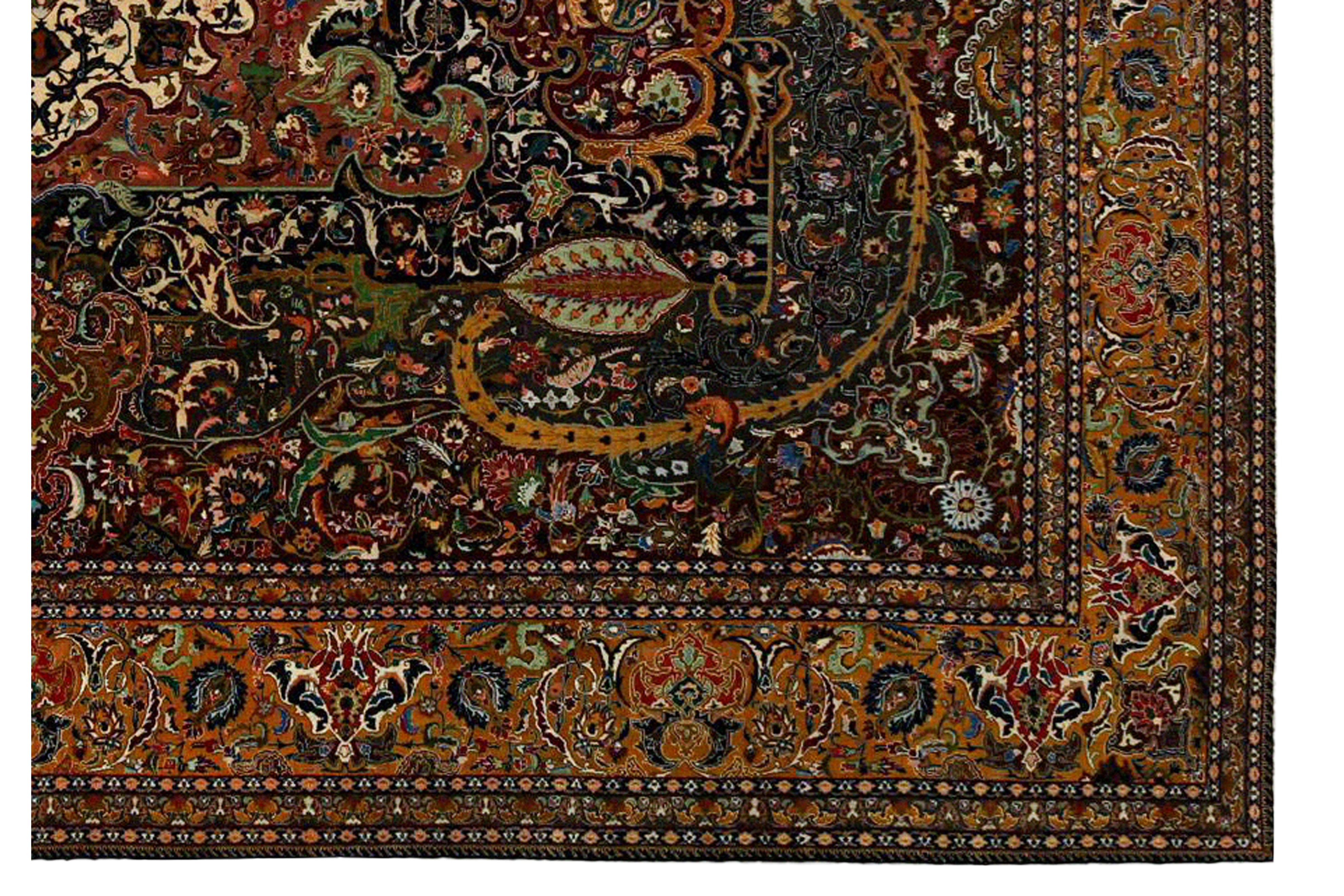 Thumbnail 8 for Persian Tabriz Traditional Rug 97243