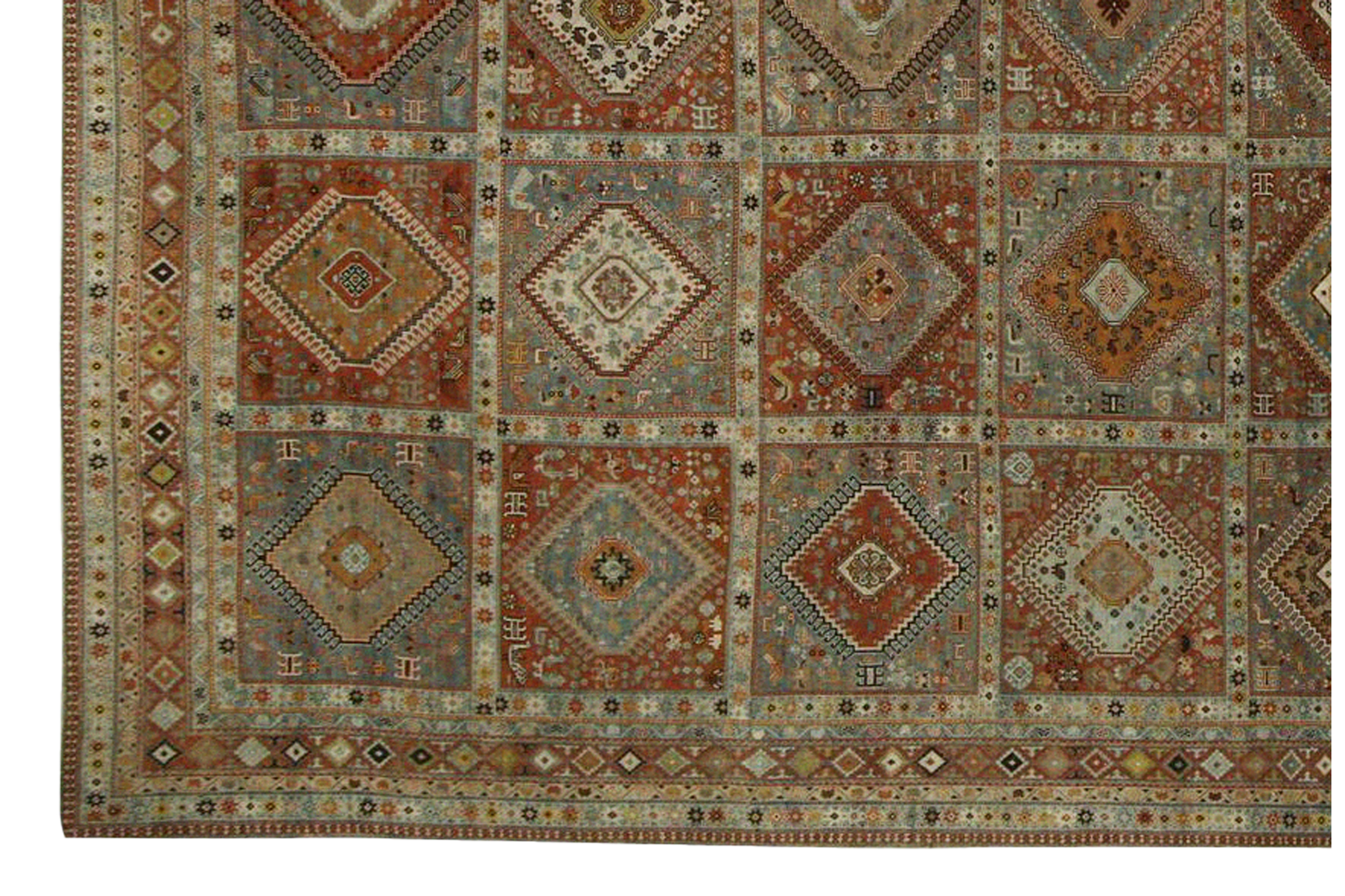 Thumbnail 7 for Antique Persian Shiraz Traditional Rug 97301