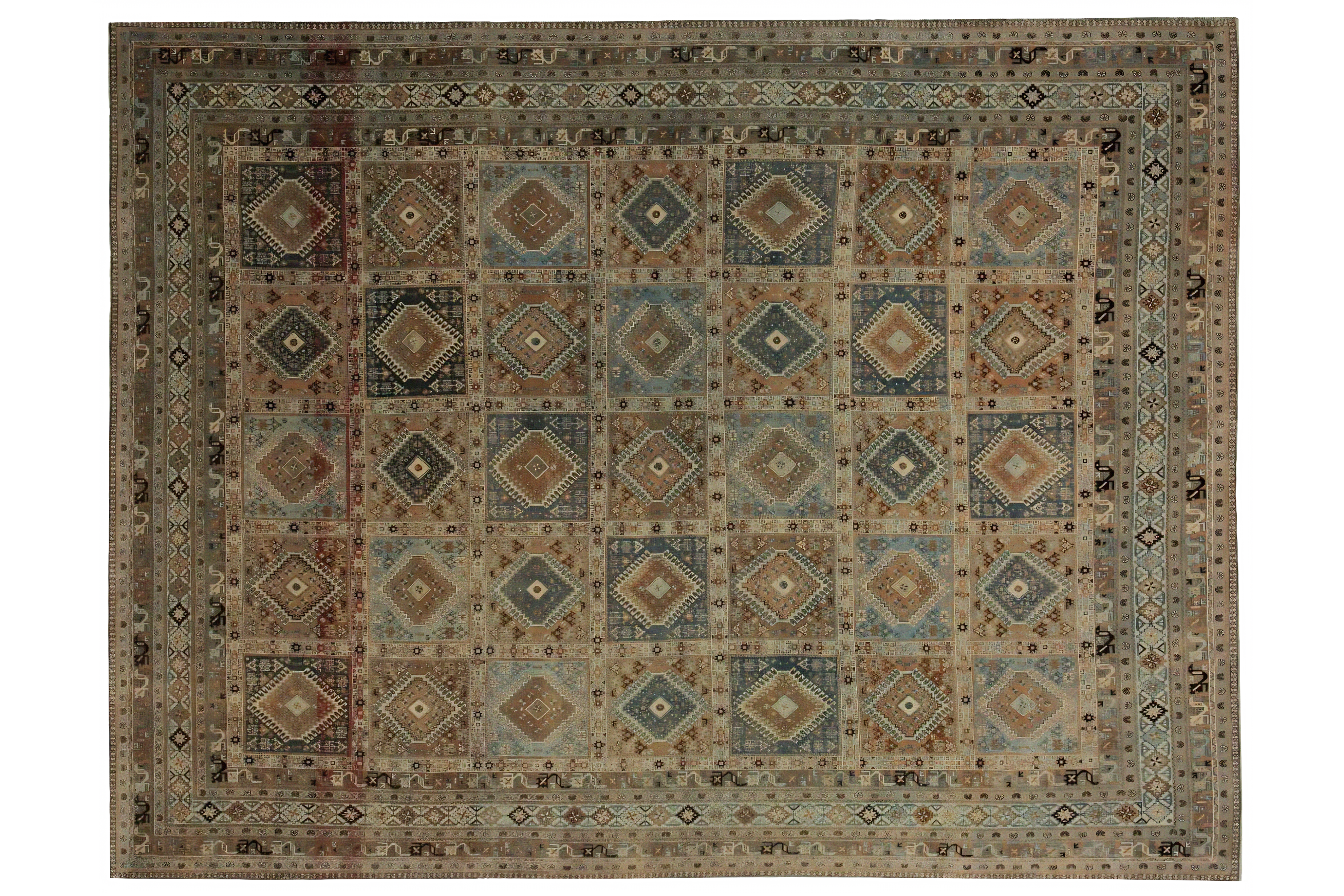 Thumbnail 2 for Antique Persian Shiraz Traditional Rug 97315