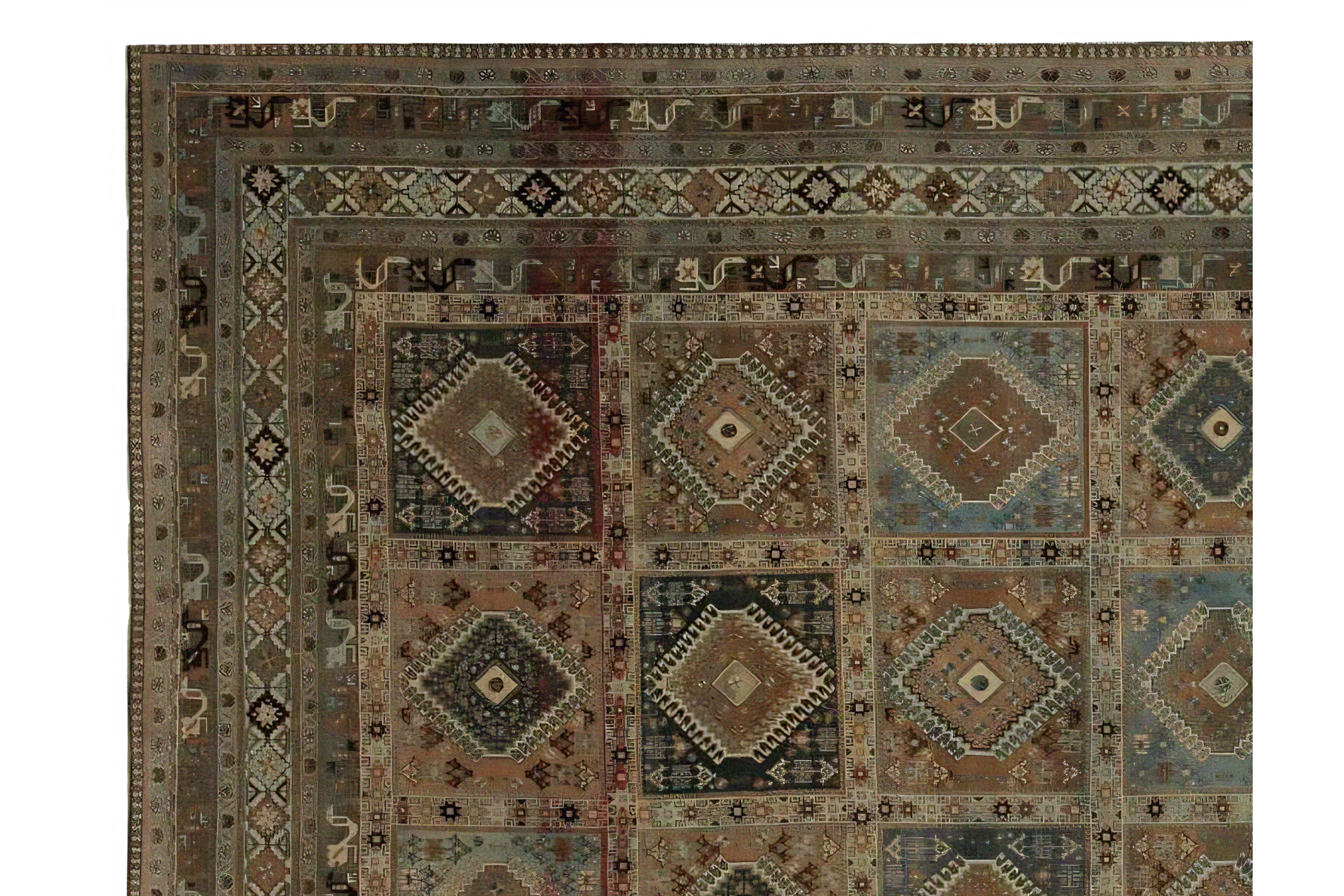 Thumbnail 5 for Antique Persian Shiraz Traditional Rug 97315